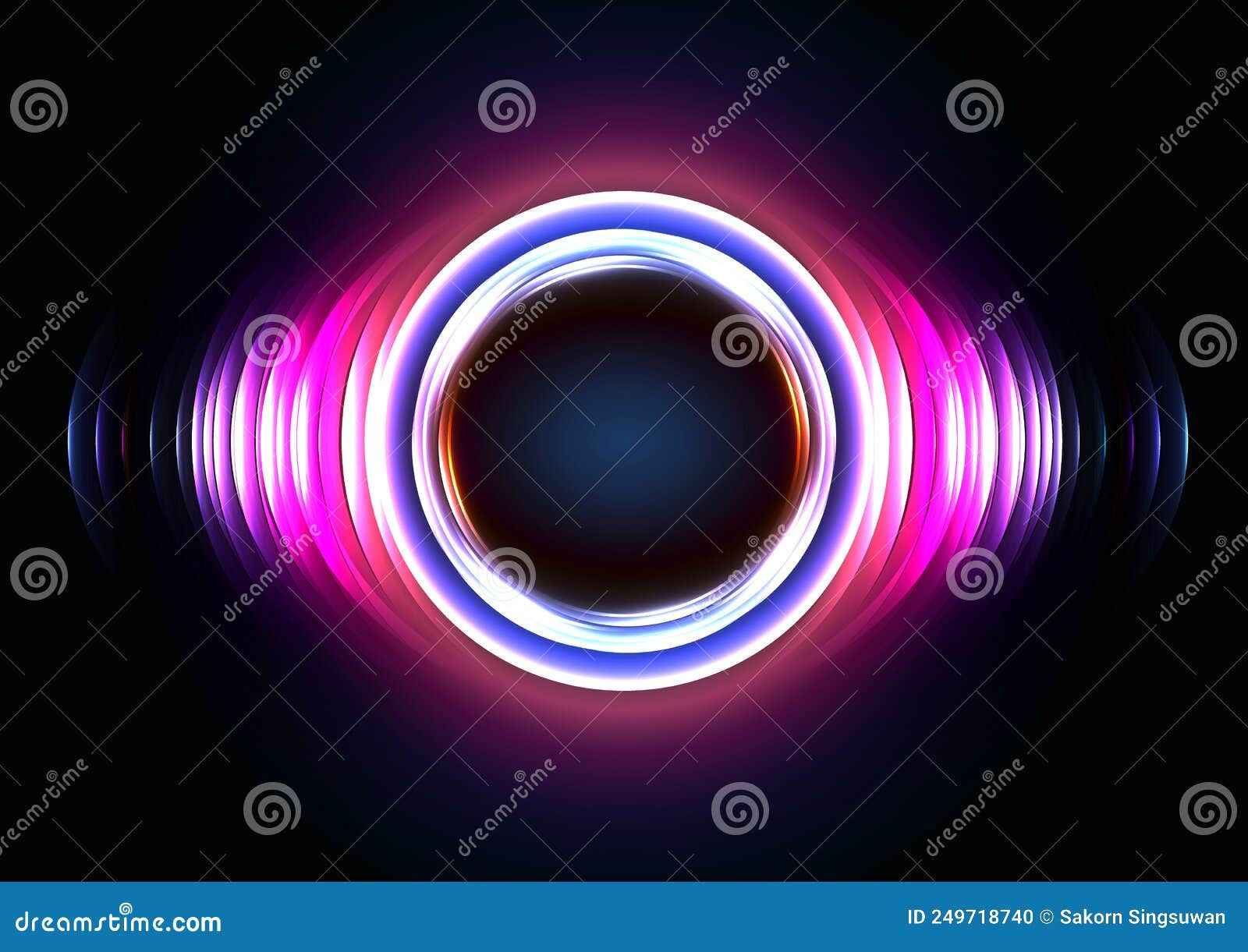Wallpaper #U7gq25IBJvJKYCmEGfWT64 Abstract Vector Circle Neon Color Modern Concept Background Abstract