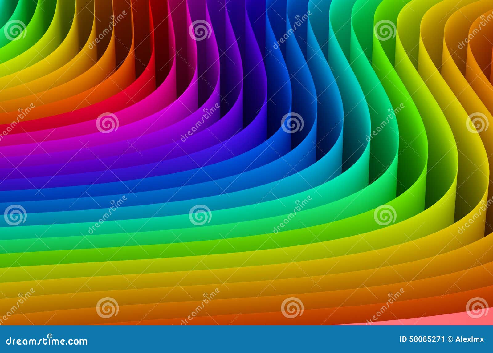 Wallpaper #A23NaZcBycdYOYFT2nGj46 Abstract Rainbow Colors Wave Stock Illustration Illustration of