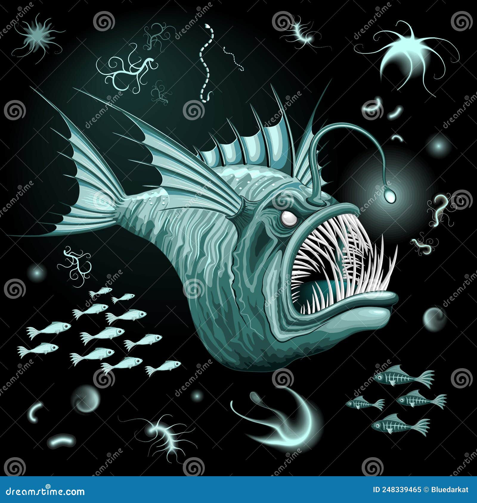 Wallpaper #4xk2FY8BtGB6xQ78xGqz52 Animals of the Abyssal Zone Animales De La Zona Abisal 1 Vector