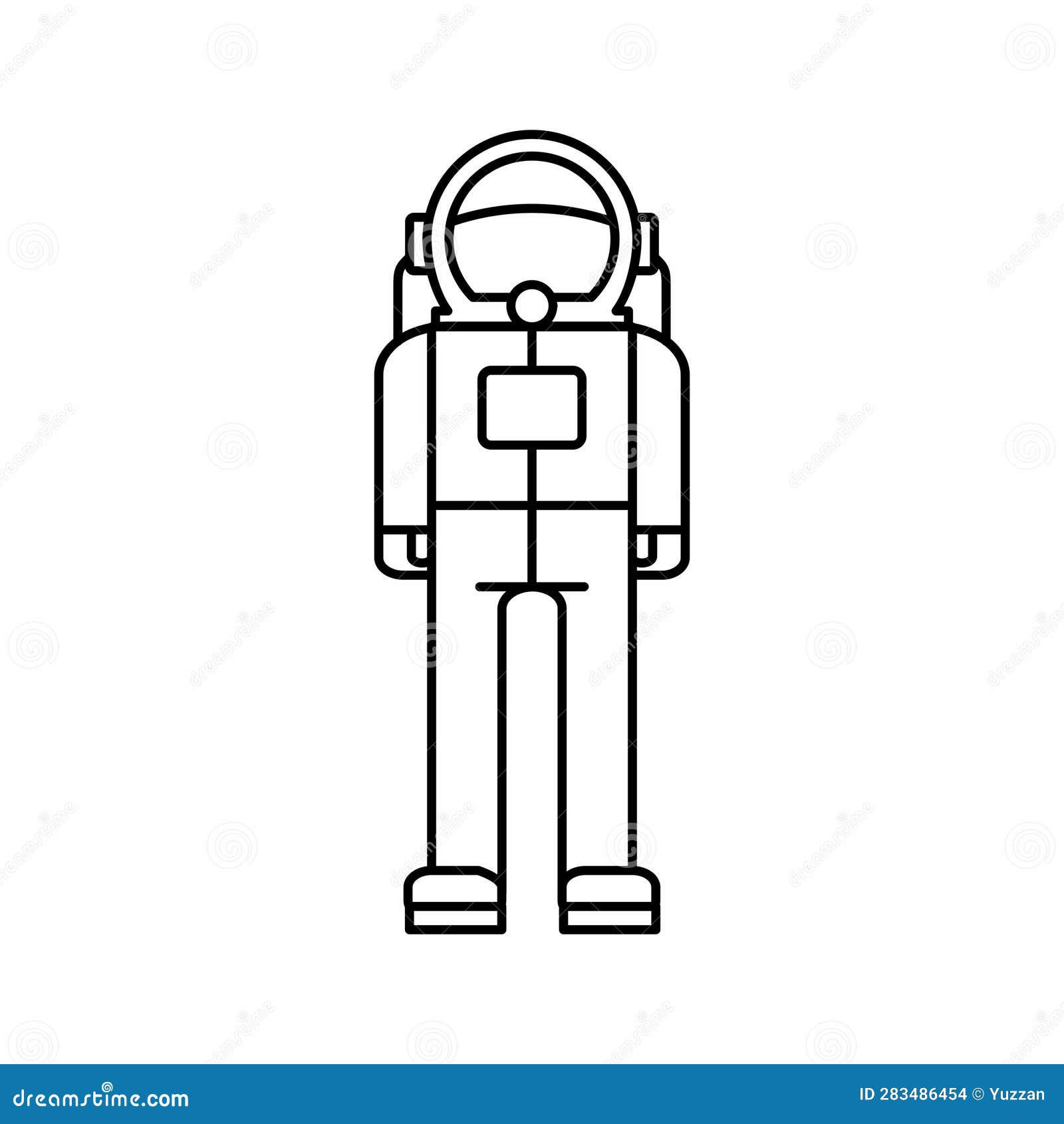 Wallpaper #Q2cF-JIBSpphPi3-IohL390 Astronaut in Spacesuit Waving Hand Vector Illustration on a Whi