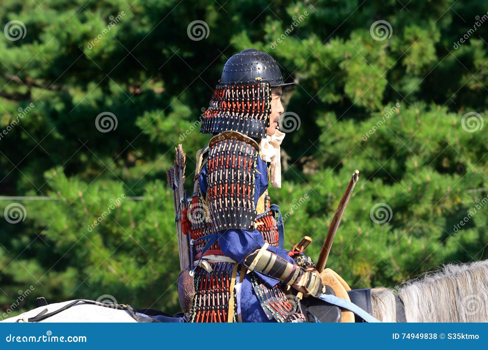 Wallpaper #gkA2MZMBJhL2WPbaCsWi4 Armored Samurai Warrior at Jidai Matsuri Parade Japan Editorial Stock