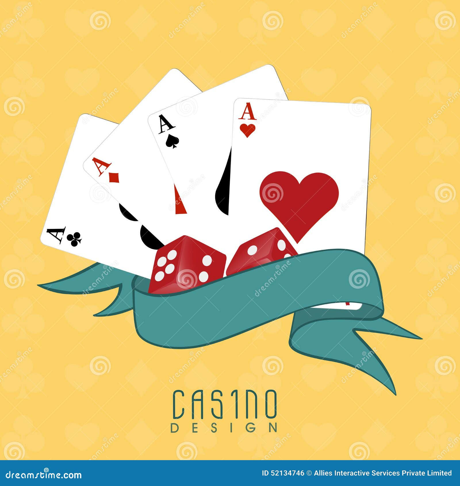Wallpaper #n2fA7pIBSpphPi3-gV49352 Ace Playing Card with Dice Stock Illustration Illustration of