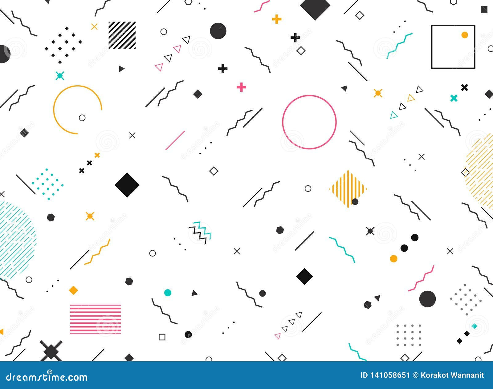 Wallpaper #p2ez_pIBSpphPi3-IaDL277 Abstract Geometric Shapes Funky Stile of Colorful Modern Pattern