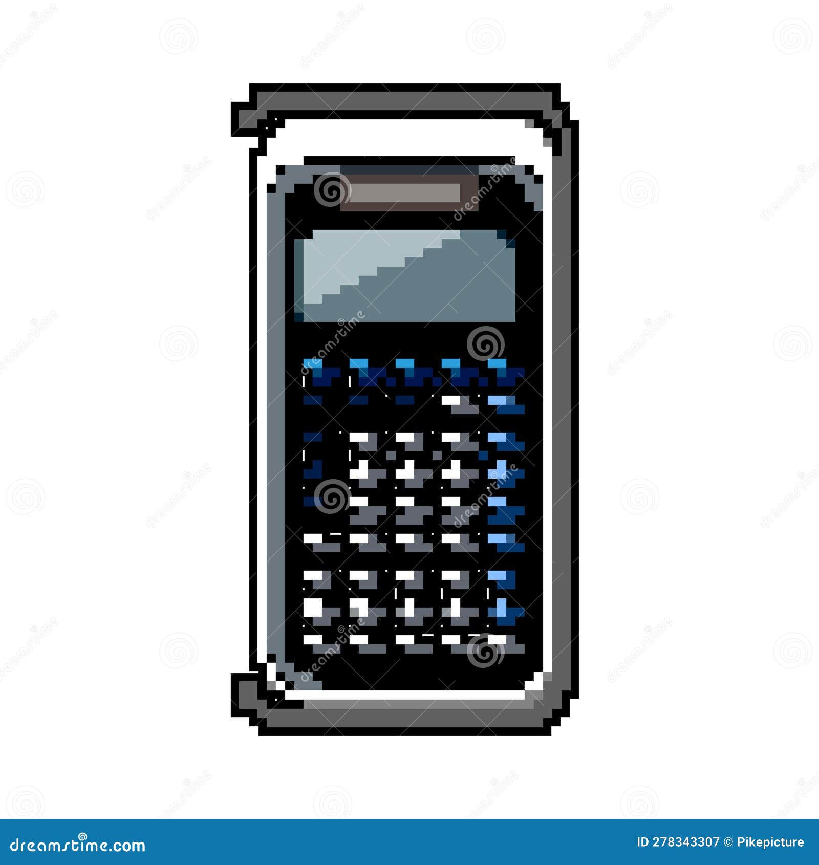 Wallpaper #XmepBpMBSpphPi3-QcIQ25 Accounting Calculator Device Game Pixel Art Vector Illustration Stock
