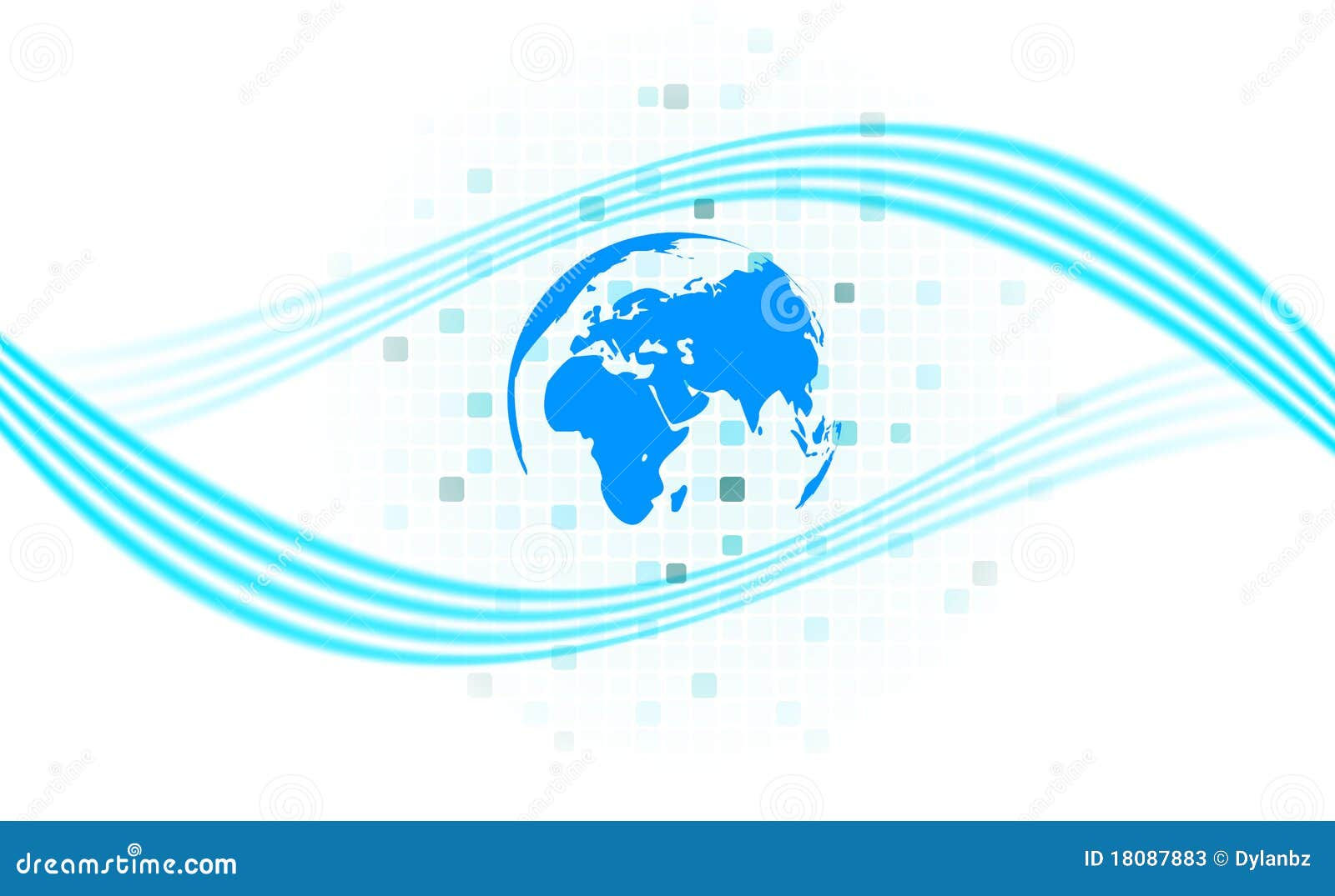 Wallpaper #BGcT6pIBSpphPi3-TUVE91 Abstract Globe Stock Vector Illustration of Blue Planisphere 18087883