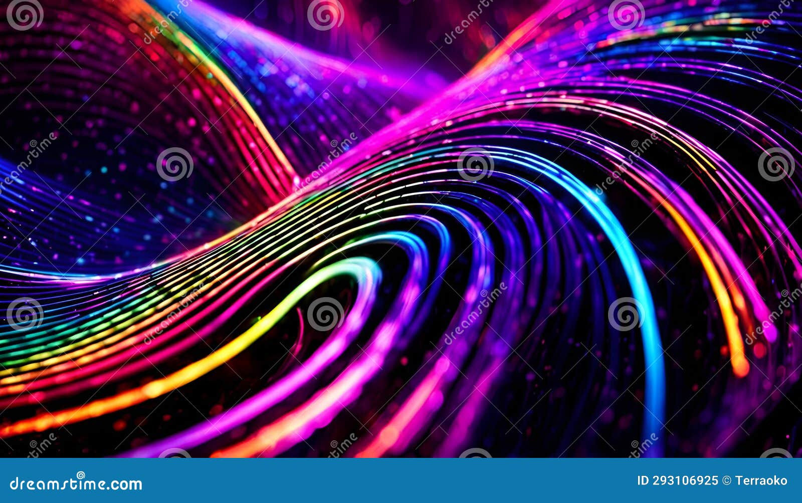 Wallpaper #VywZSpMB0E1QgA7wsvWg364 Abstract Seamless Background of Neon Light in Lines and Weaves Stock