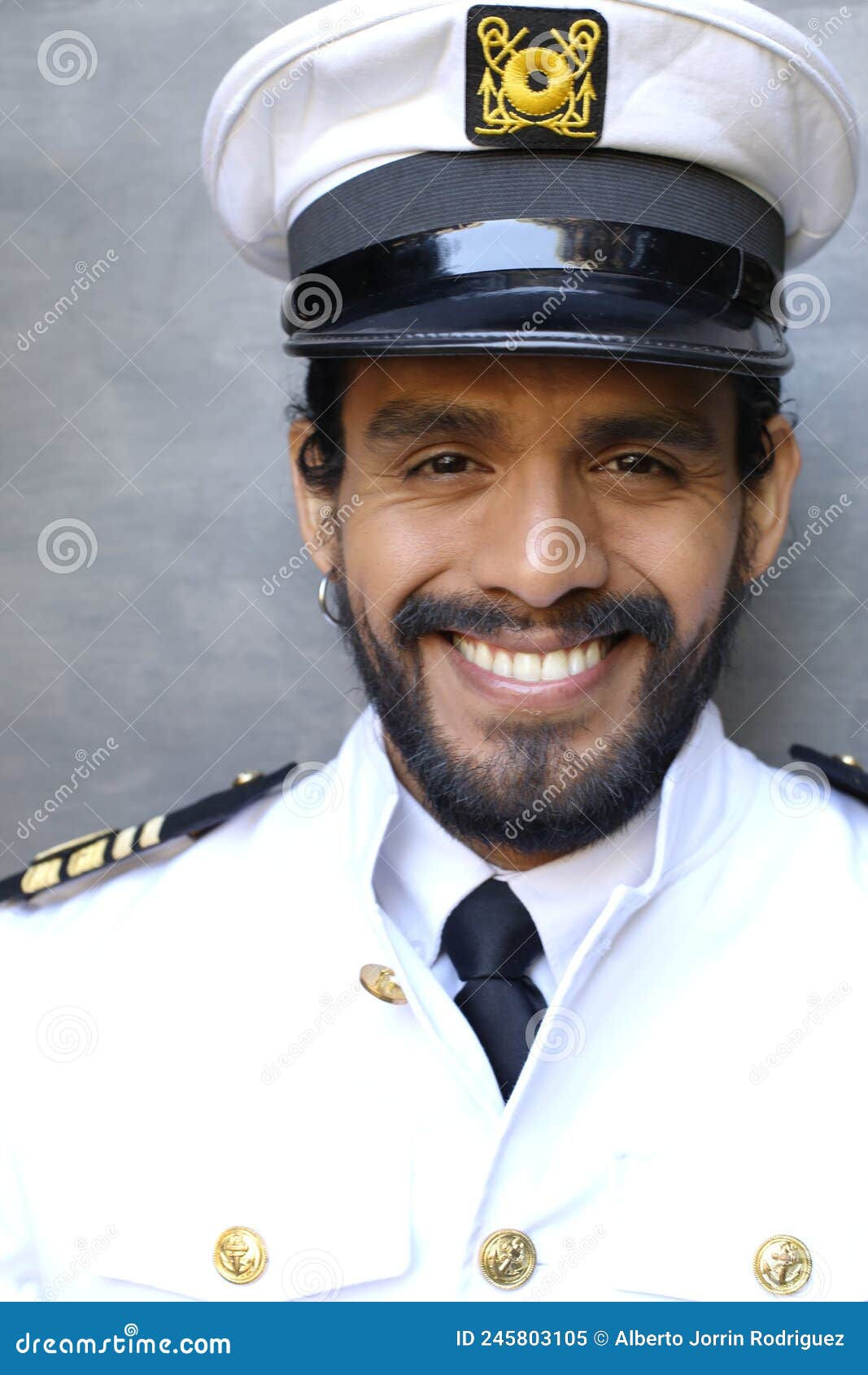 Wallpaper #Kme2_JIBSpphPi3-FJlS1 Attractive Ship Captain with Elegant Uniform Stock Image Image of