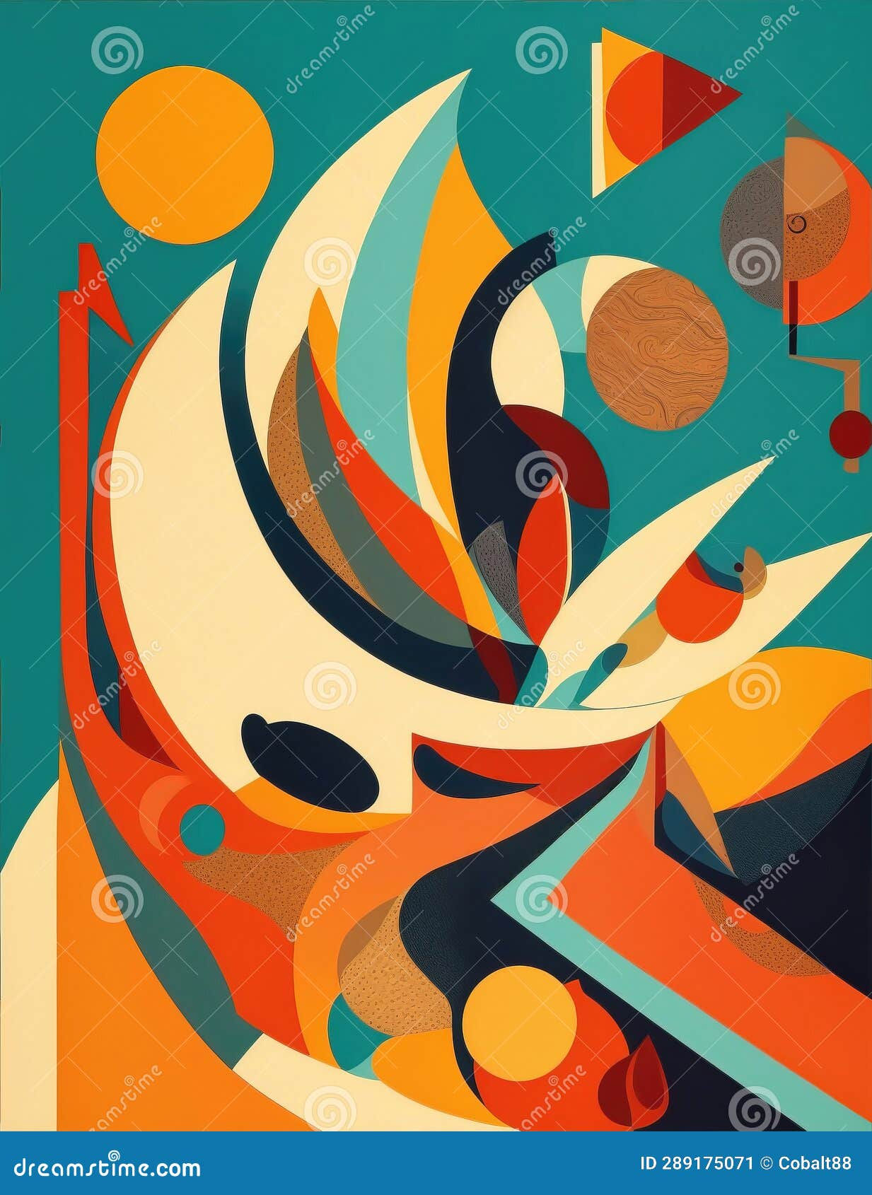 Wallpaper #0WcCCZMBSpphPi3-xM0R177 Abstract Background with Colorful Textures and Shapes Cubism Modern