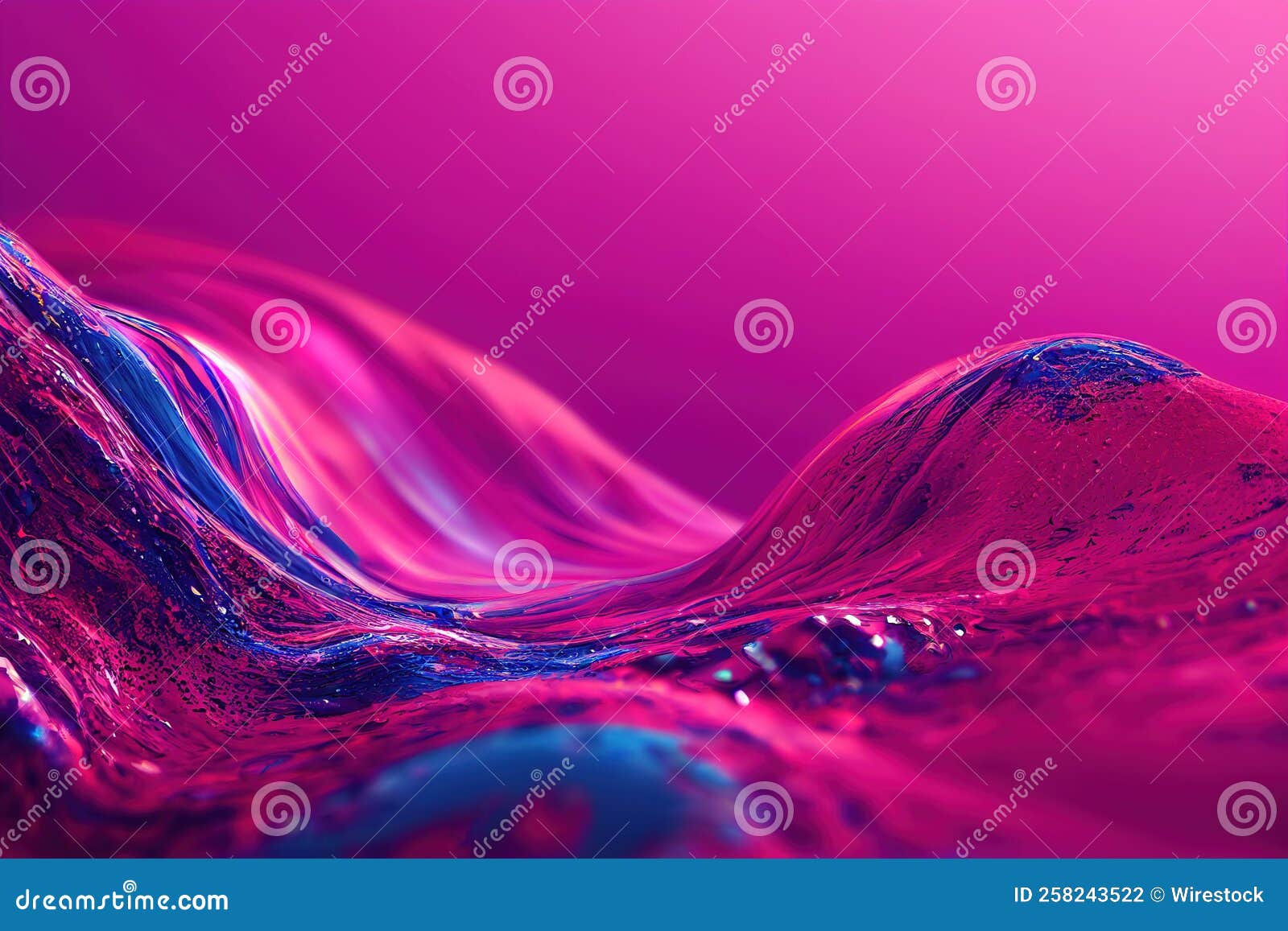 Wallpaper #Z2fA6pIBSpphPi3-eUjf117 Abstract 3D Rendered Background with Waves of Pink and Blue Paint Stock