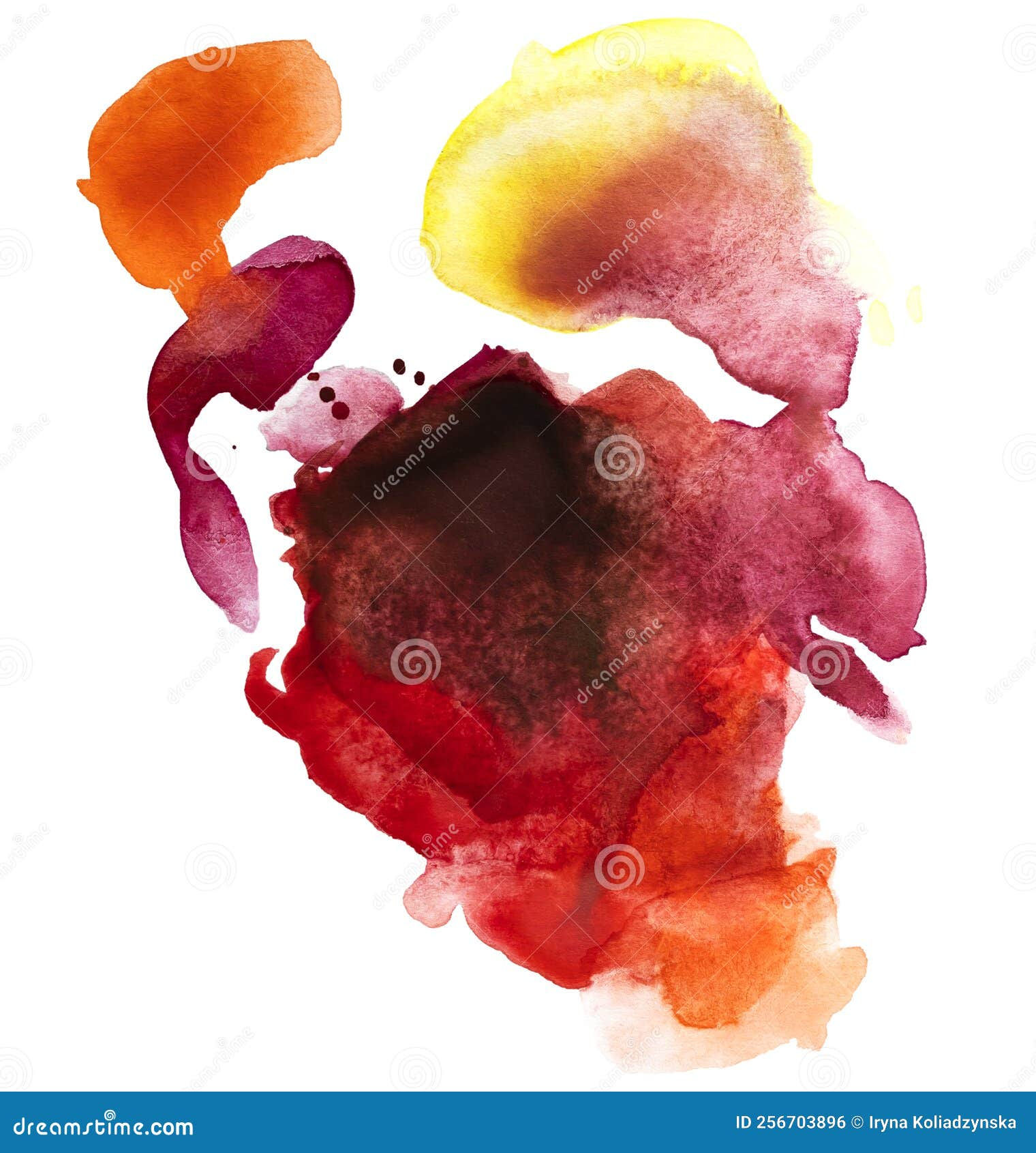 Wallpaper #uB09LZMBlOZrFDOkSs-D85 Abstract Bright Watercolor on a White Background Splash Color in Paper