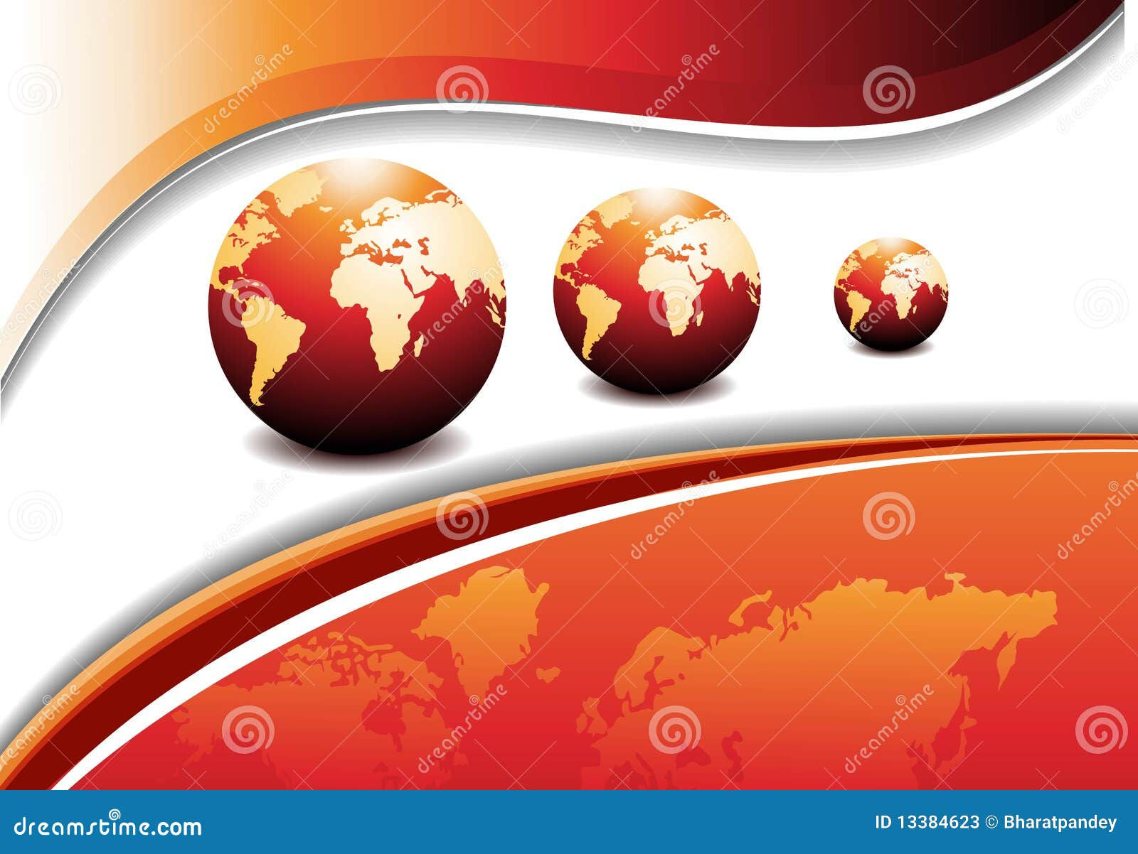 Wallpaper #BGcT6pIBSpphPi3-TUVE127 Abstract Design with Globe Vector Illustration Stock Vector