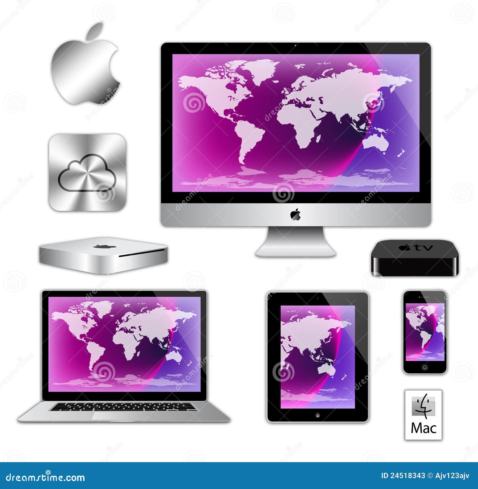 Wallpaper #Hz-JPJMBLiIJ4c9OMpLV230 Apple iMac iPhone iPad Macbook Computers Editorial Stock Photo