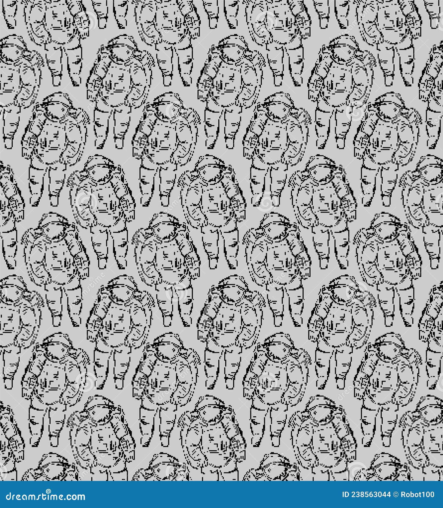 Wallpaper #YjGbNZMB5zzyi_yY1Fda172 Astronaut Pixel Art Pattern Seamless Pixelated Hand Drawing Cosmonaut