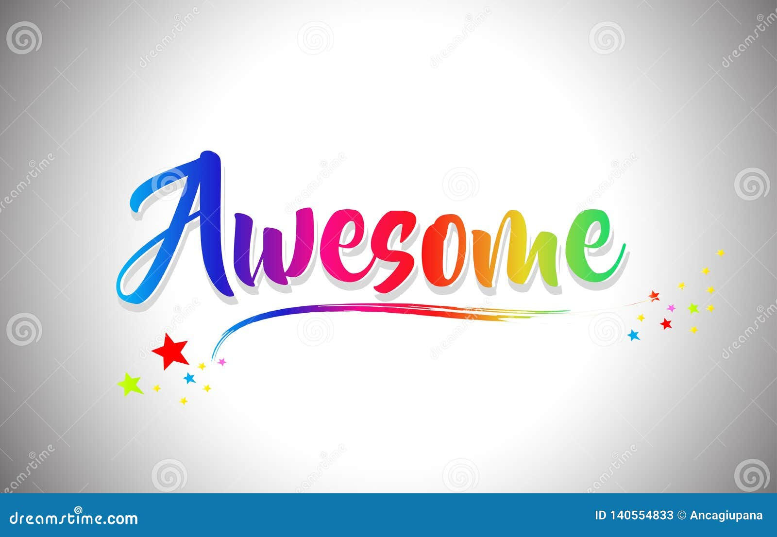Wallpaper #nWdA85IBSpphPi3-JnTg6 Awesome Handwritten Word Text with Rainbow Colors and Vibrant Swoosh