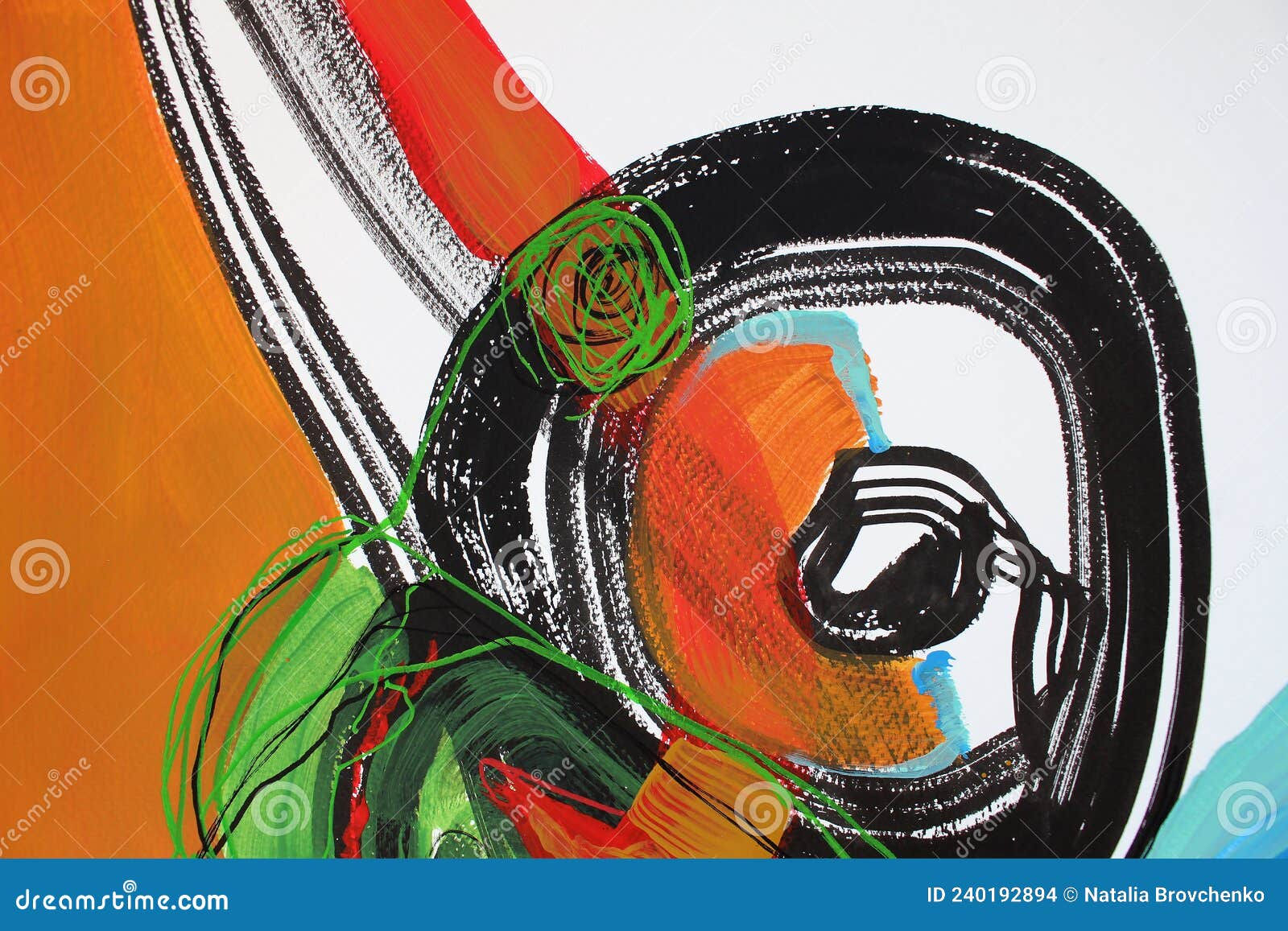 Wallpaper #52dQ-5IBSpphPi3-YpO833 Abstract Painting Circles and Lines Painted on Canvas Contemporary