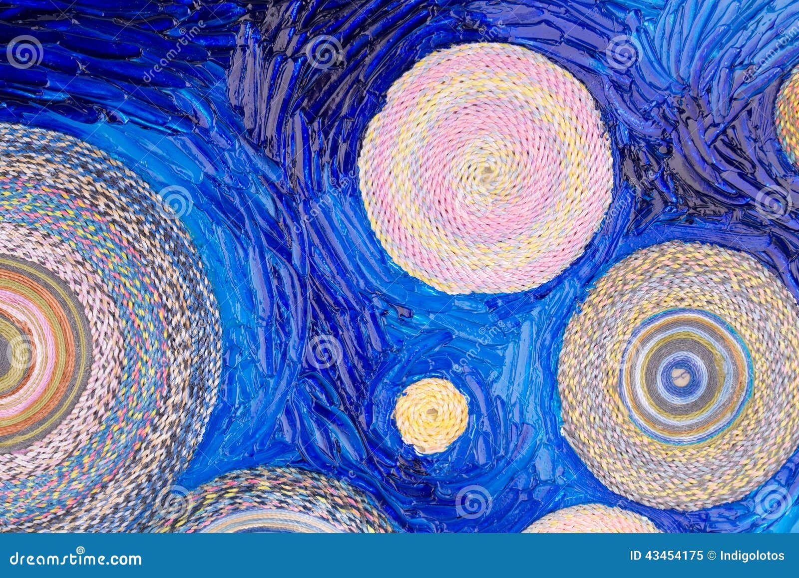 Wallpaper #52dQ-5IBSpphPi3-YpO8248 Abstract Painting of Circles Stock Illustration Illustration of