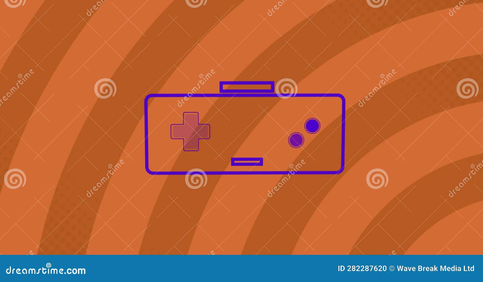 Wallpaper #F52KZpcBkAG5jTCHebMI177 Animation of Video Game Controller Icons Against Red Radial Background