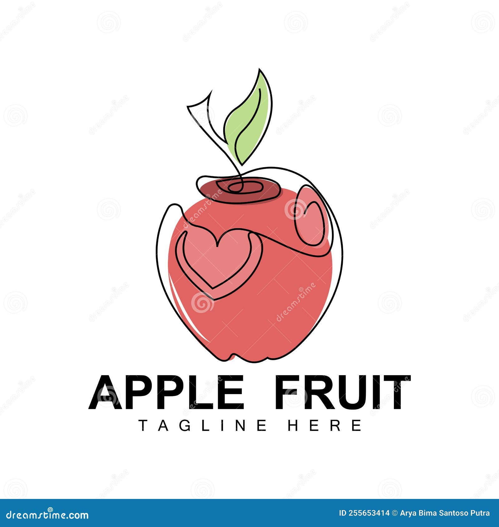 Wallpaper #SANbY5MBpyOg8YnEx9WH69 Apple Logo Design Fruit Vector with Line Art Style Fruit and Garden