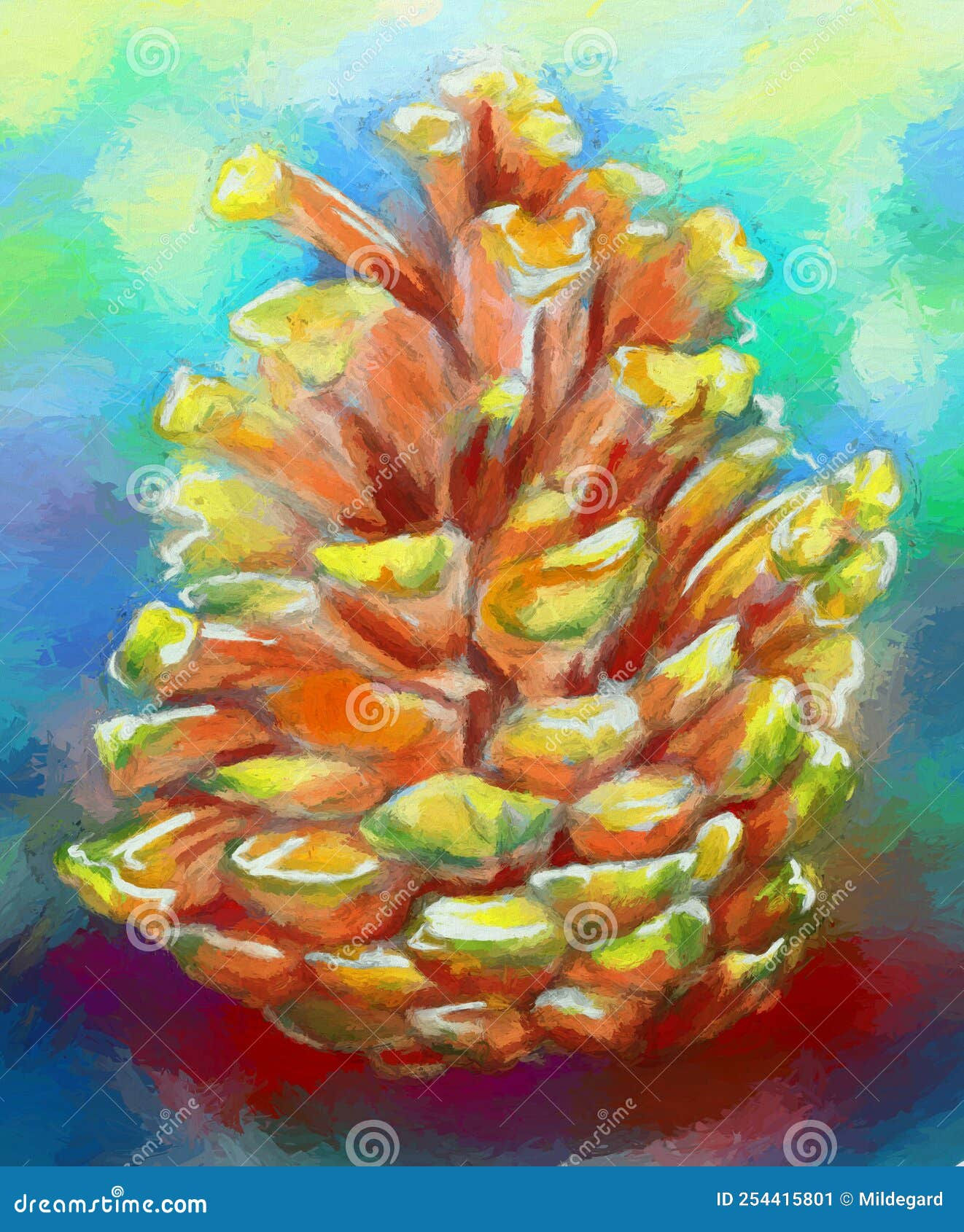 Wallpaper #BGdQC5MBSpphPi3-qtkV304 Pine Cone Abstract Digital Art Stock Illustration Illustration of