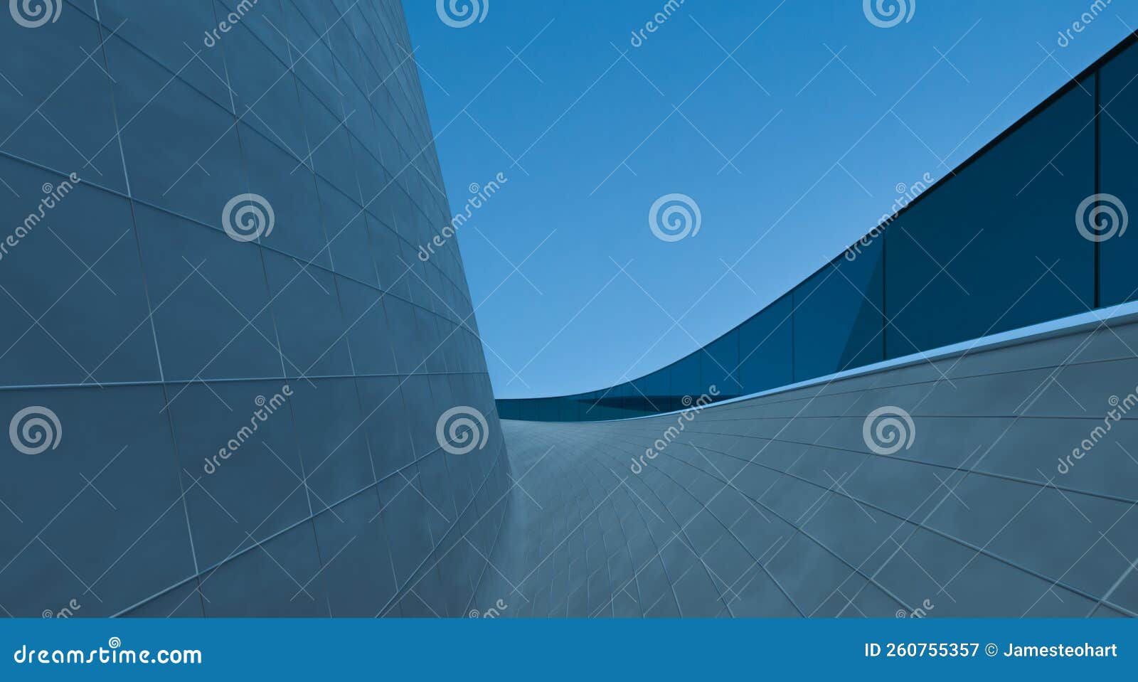 Wallpaper #NL0NpJcBxtB1RJ-K4LkL145 Abstract Architecture Exterior with Futuristic Streamlined Design Stock