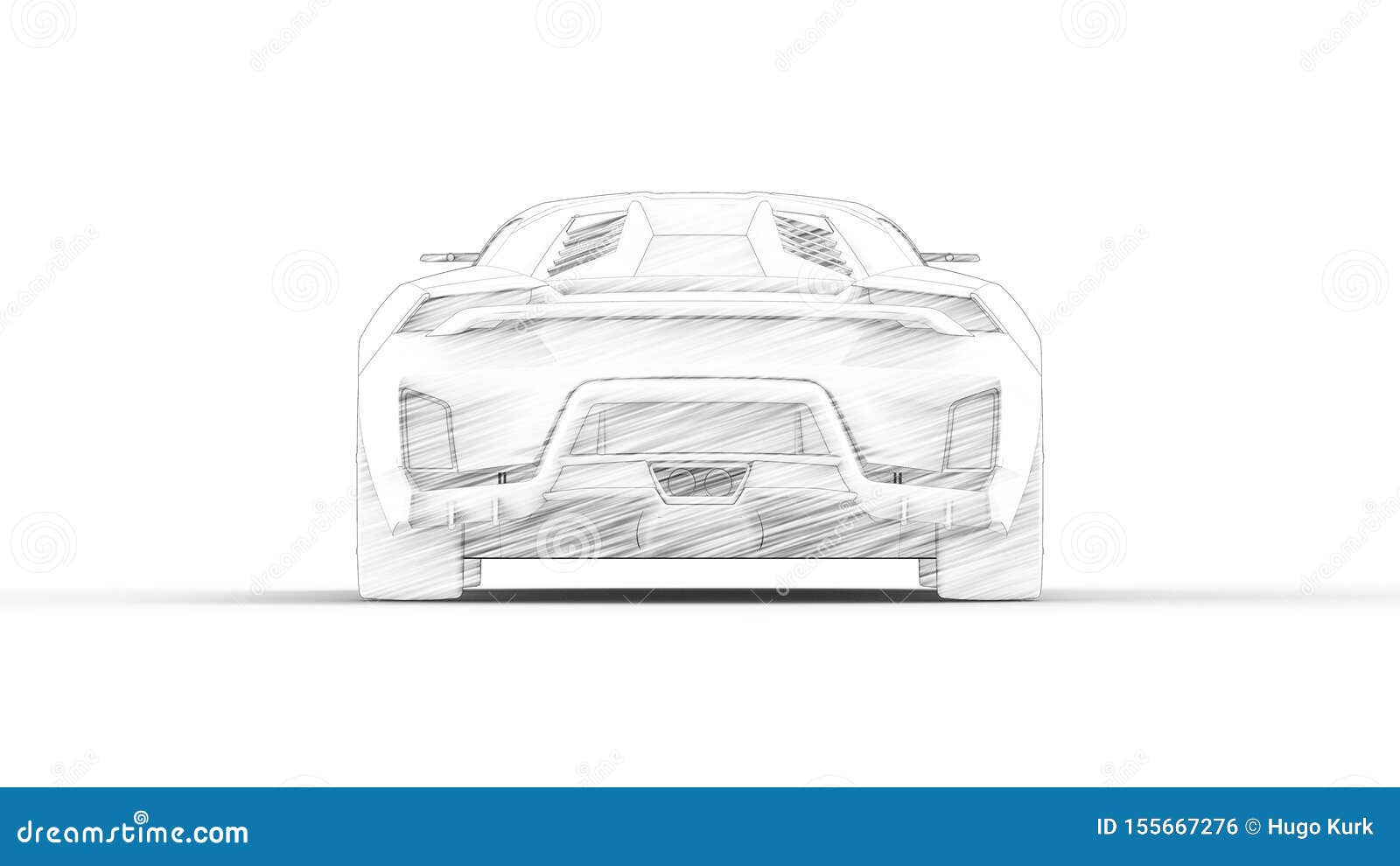 Wallpaper #NJlaP5MBUcASHT6n6cwO87 Concept Sports Car Sketch Rendering Isolated in White Background Stock