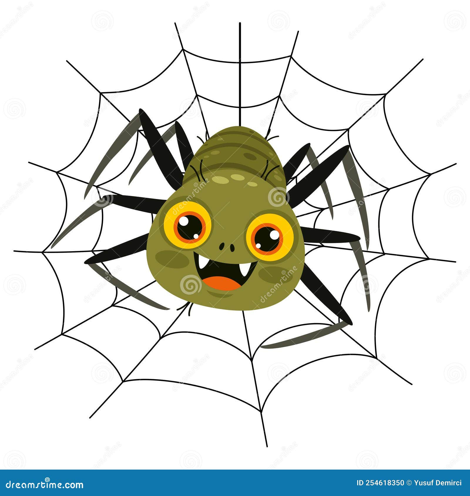 Wallpaper #46455 Brown Spider Cartoon Isolated Illustration Stock Vector Image Art Alamy