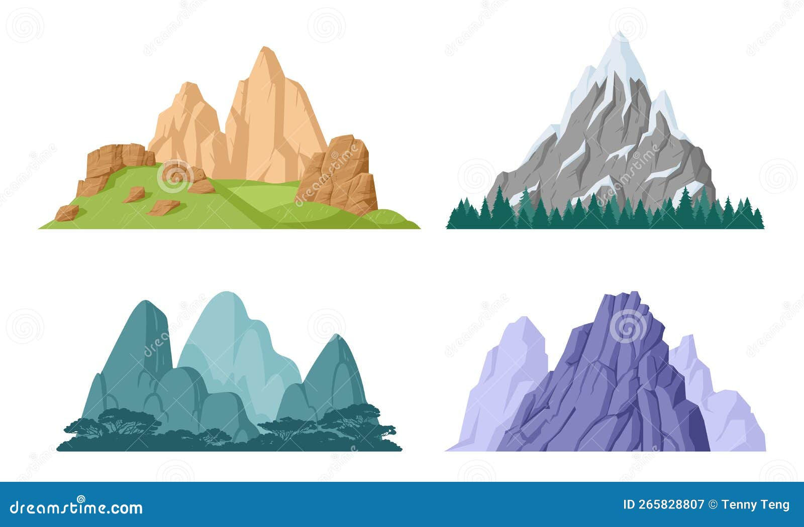 Wallpaper #x--qS5MBMN-XEVvVnztn220 Cartoon Mountains Rocky Range Hill Tops and Mountain Snowy Peak
