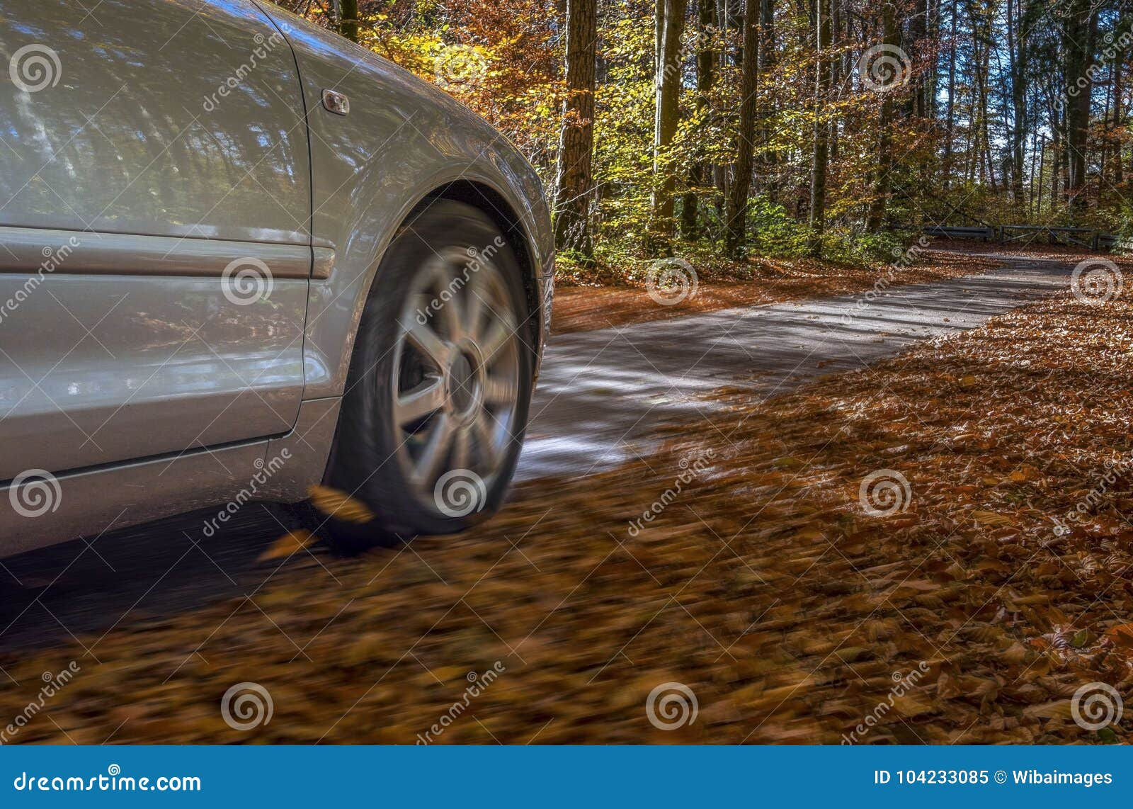 Wallpaper #rWgUHJMBSpphPi3-8SFd239 Car Driving on a Street in Autumn Stock Image Image of Motion