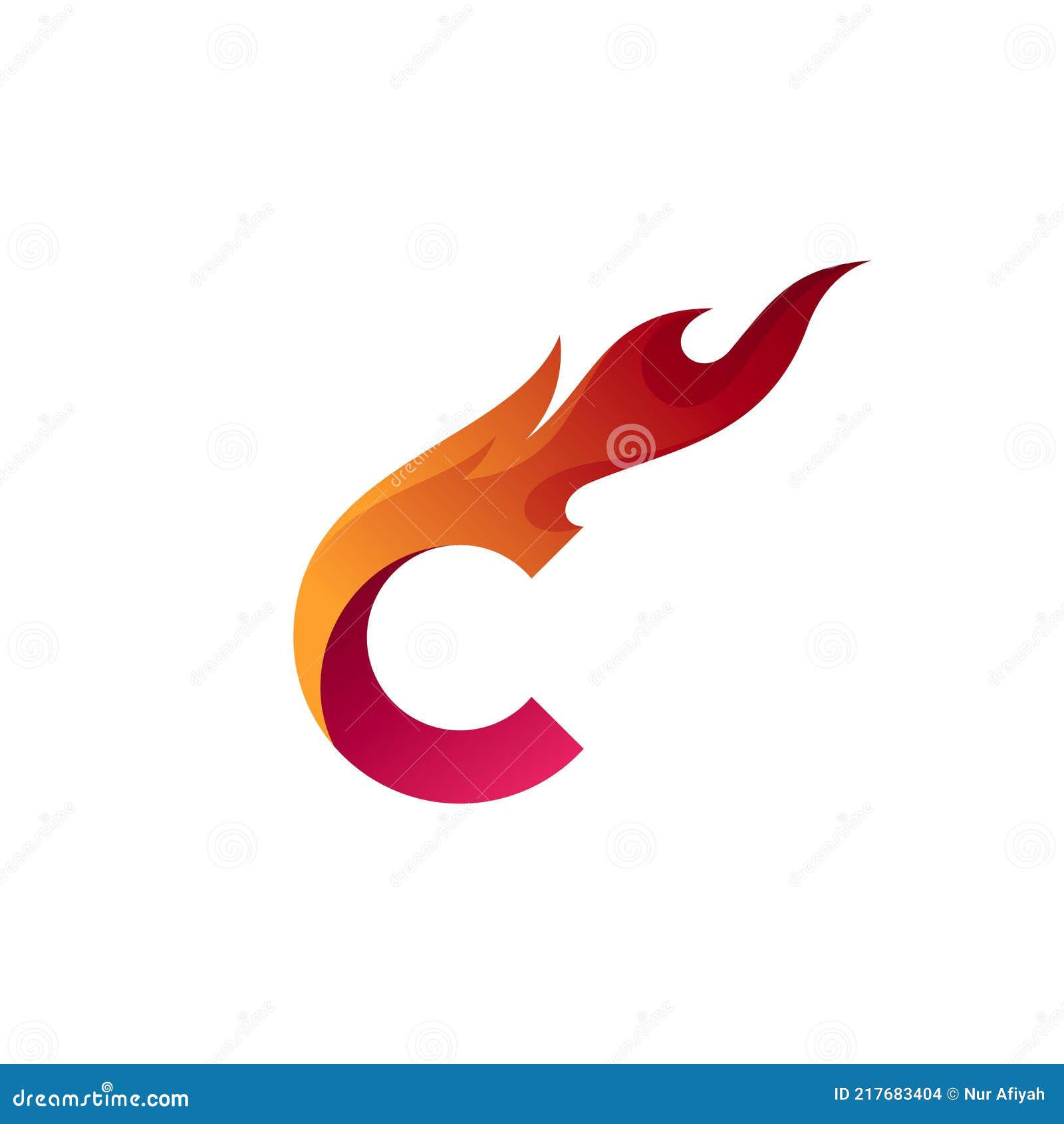 Wallpaper #qx07LZMBlOZrFDOk4M_h92 C Logo with Comet Design Vector 3D Colorful Logos Stock Vector