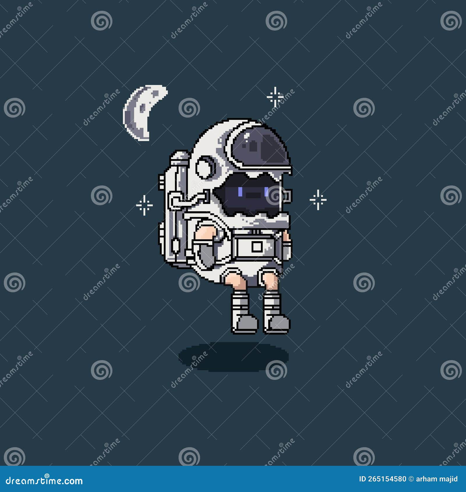 Wallpaper #YjGbNZMB5zzyi_yY1Fda66 Astronauts Pixel Art Stock Illustration Illustration of Inspired