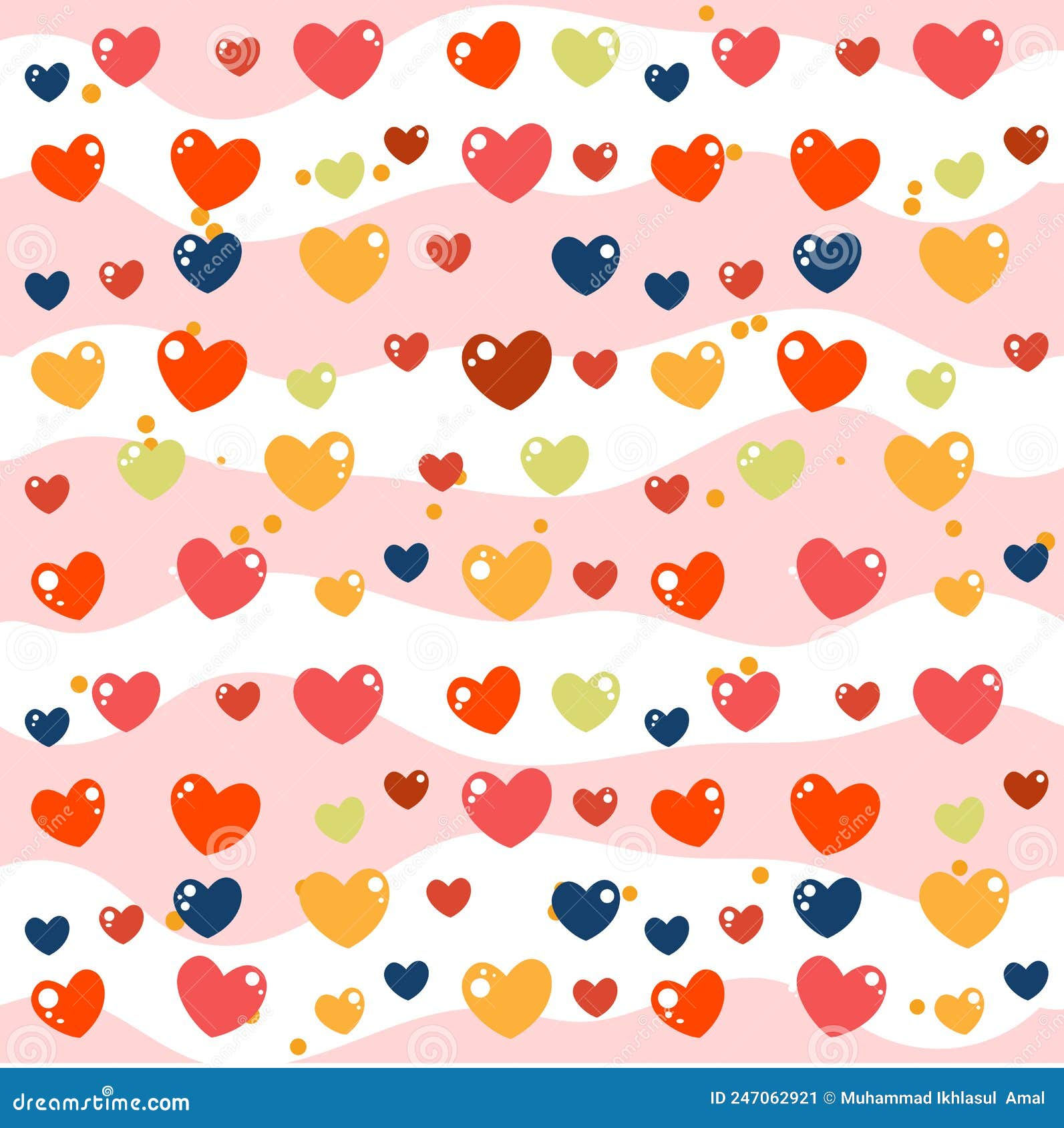 Wallpaper #Tmd395IBSpphPi3-tobx223 Cute Heart Seamless Pattern Illustration Vector Stock Illustration