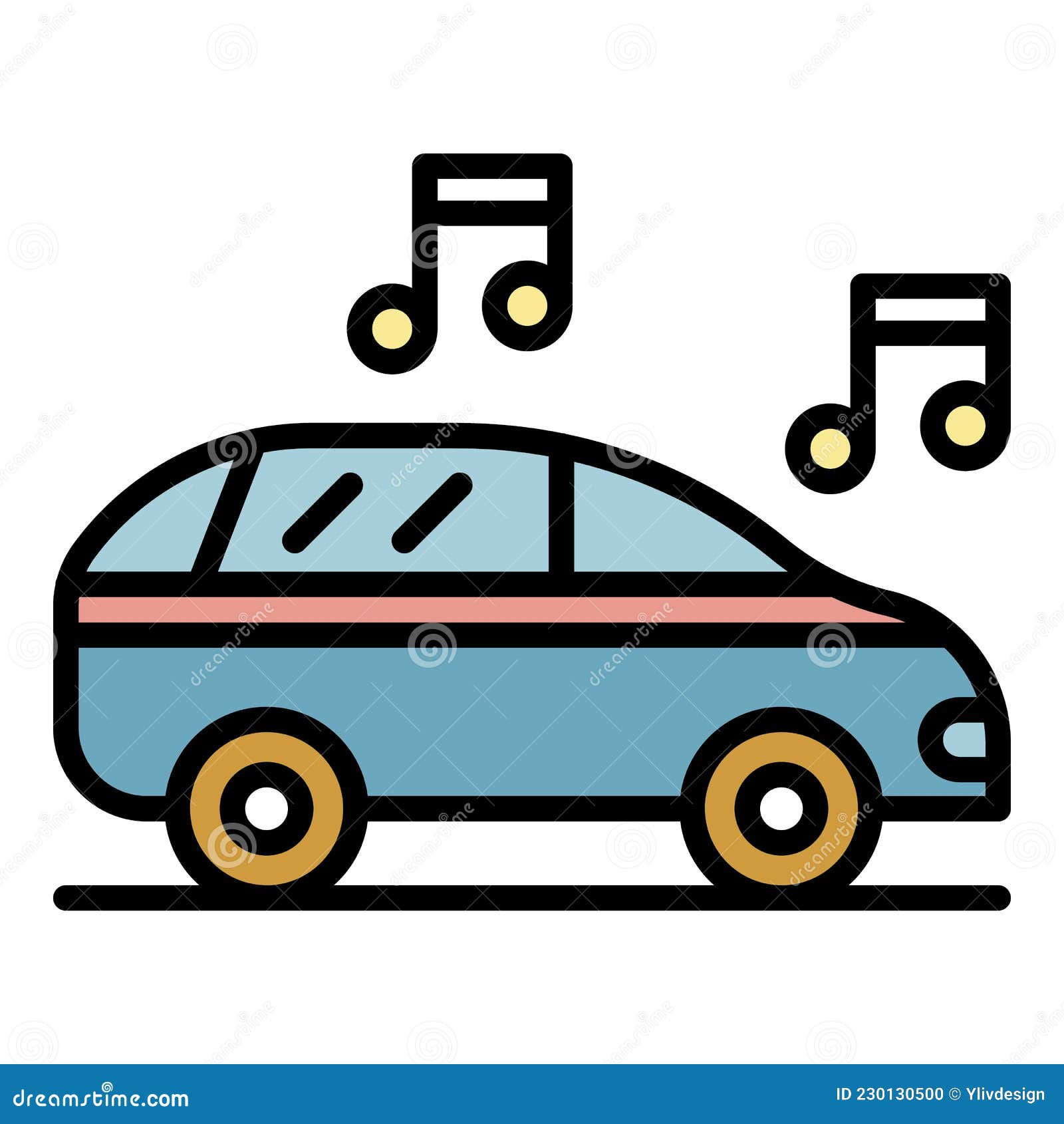 Wallpaper #e30l8Y4Bnwiau_P6Wwjw46 Car Audio Icon Color Outline Vector Stock Vector Illustration of