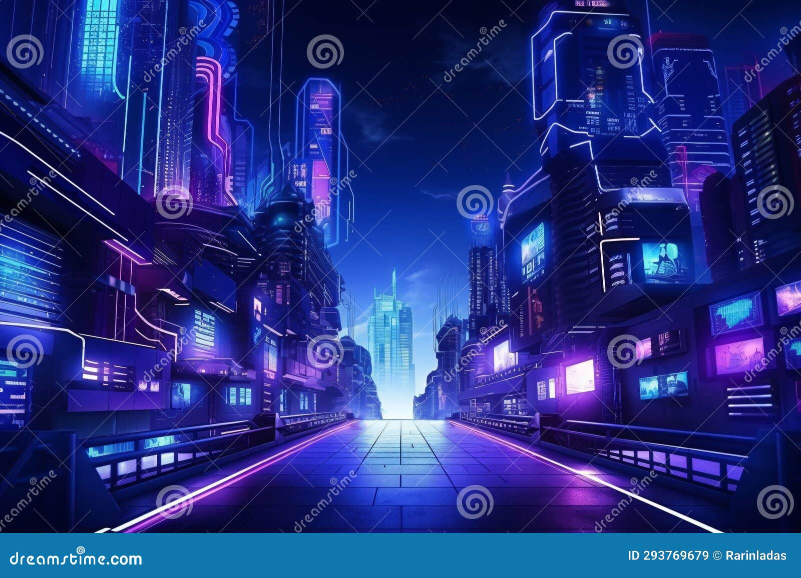 Wallpaper #aWjcHZMBSpphPi3-Yicj19 Cyberpunk Cityscape with Neon Lights Stock Image Image of Composition
