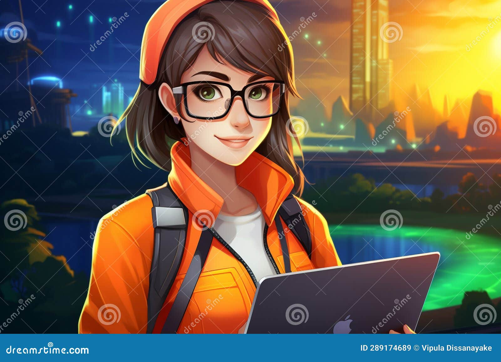 Wallpaper #8Wdy65IBSpphPi3-dkuF246 Cyber Security Defender in Casual Clothing Standing in Front of a Power