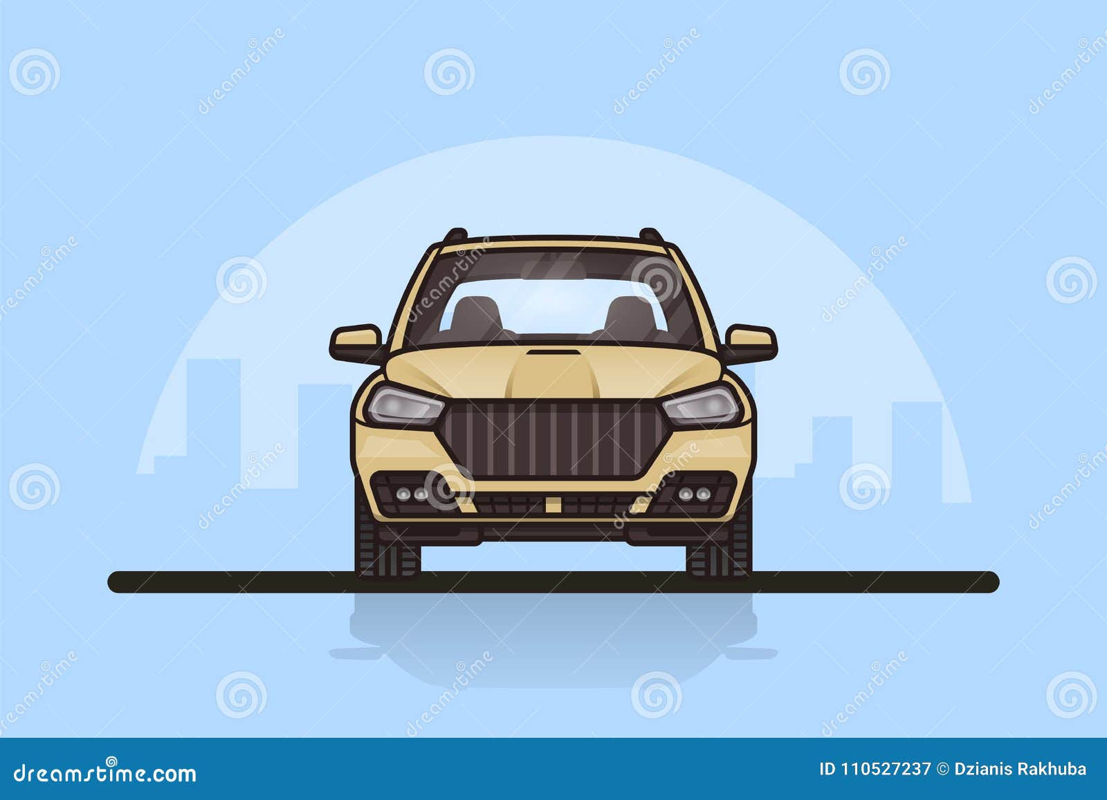 Wallpaper #kWidIpMBSpphPi3-uDN4154 Car Front Side View Stock Vector Illustration of Crossover 110527237
