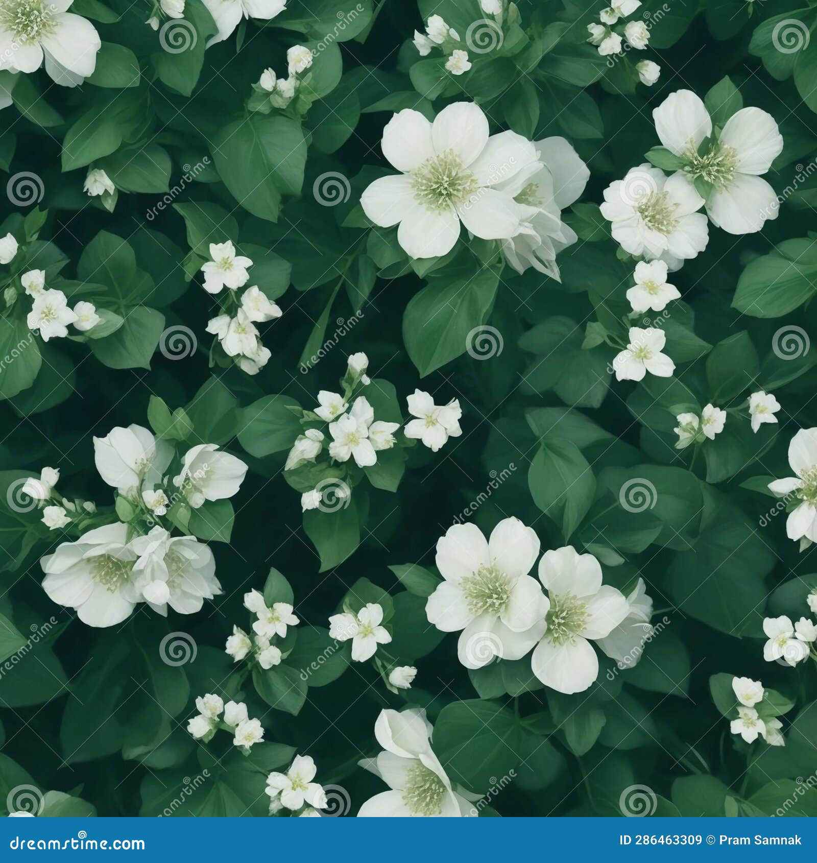Wallpaper #vzMjM5MBcgDP3FvJIKmd178 A Close Up of a Green Flower Pattern Background with White Flowers AI