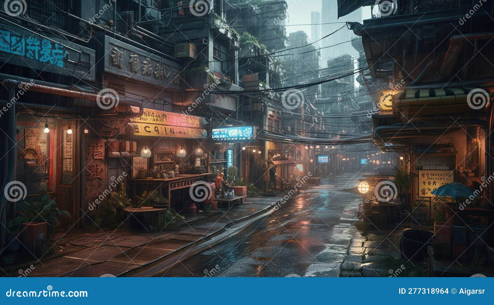 Wallpaper #v5yx4ZIBZHQxiYar0bzY45 Cyberpunk Style City Stock Illustration Illustration of Neon 277318964
