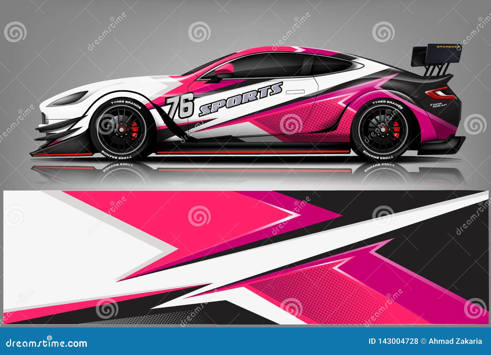 Wallpaper #aTUZlZcBk_lpvpalY5gn169 Car Decal Wrap Design Vector Graphic Abstract Stripe Racing Background