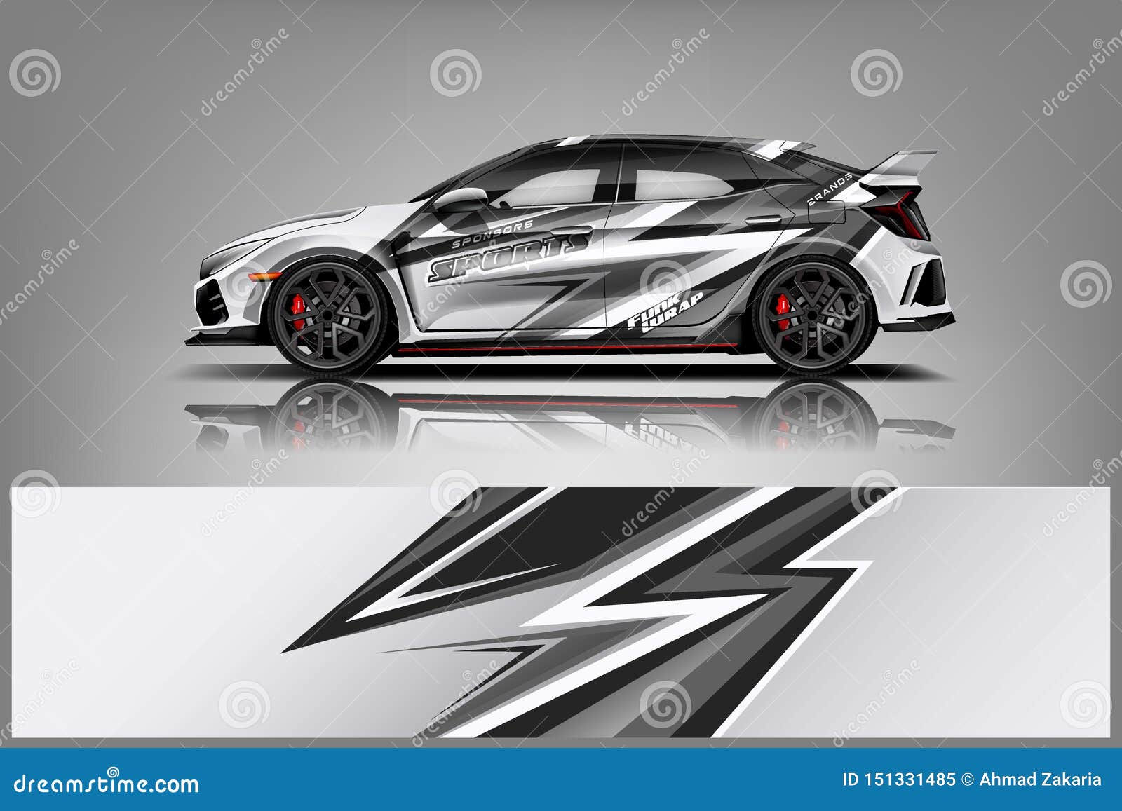 Wallpaper #aTUZlZcBk_lpvpalY5gn144 Car Decal Wrap Design Vector Stock Illustration Illustration of