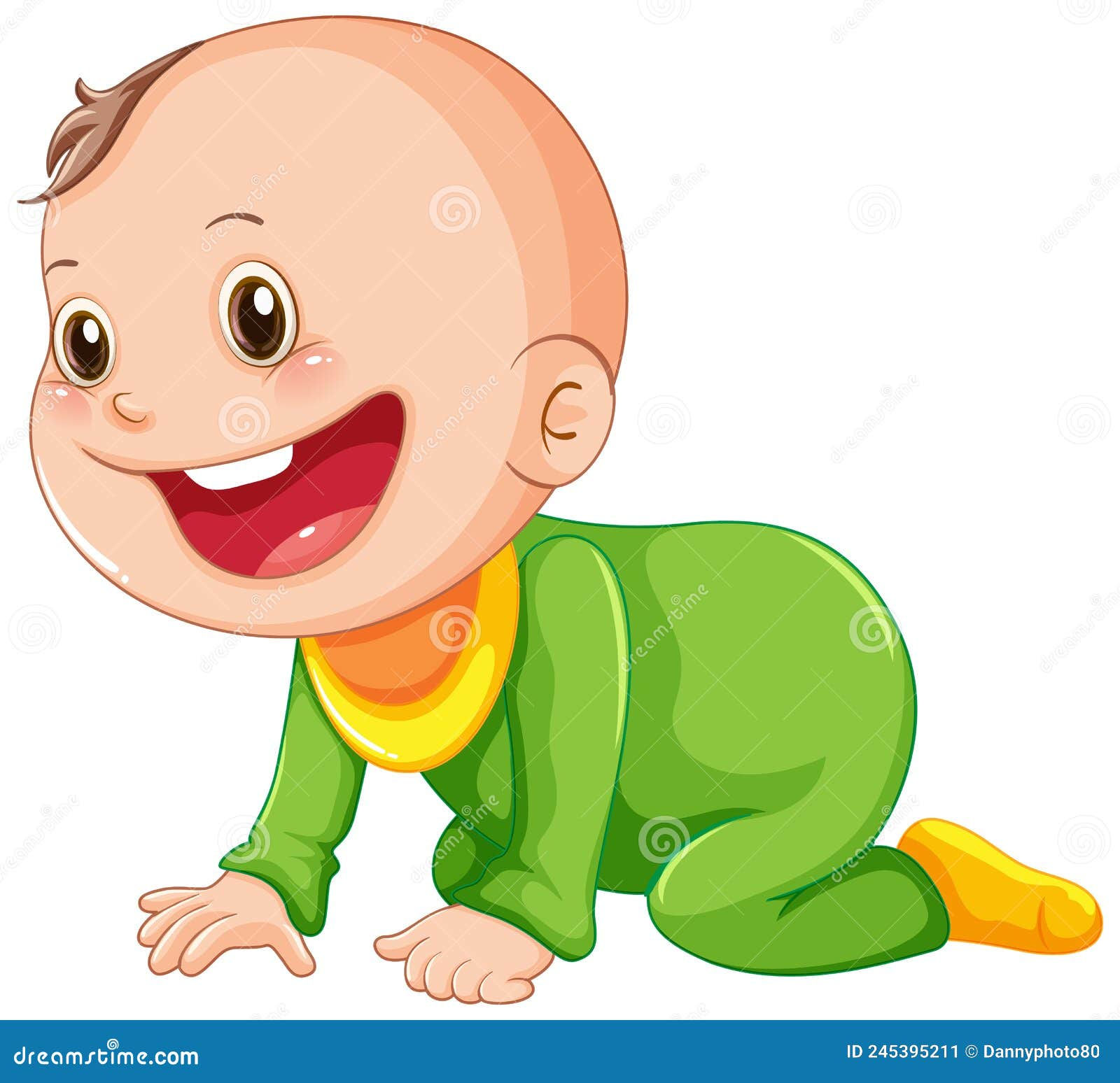 Wallpaper #zGexDZMBSpphPi3-sebl315 Cute Baby Crawling Cartoon Character Stock Vector Illustration of