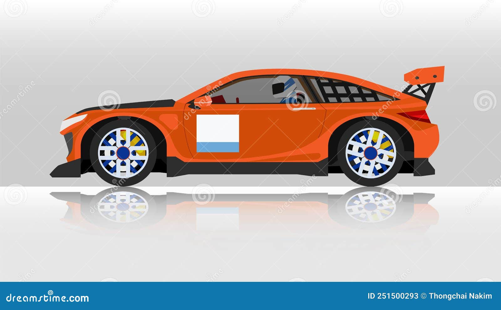 Wallpaper #vZkqP5MBUcASHT6n8svg267 Concept Vector Illustration of Detailed Side of a Flat Orange Sports