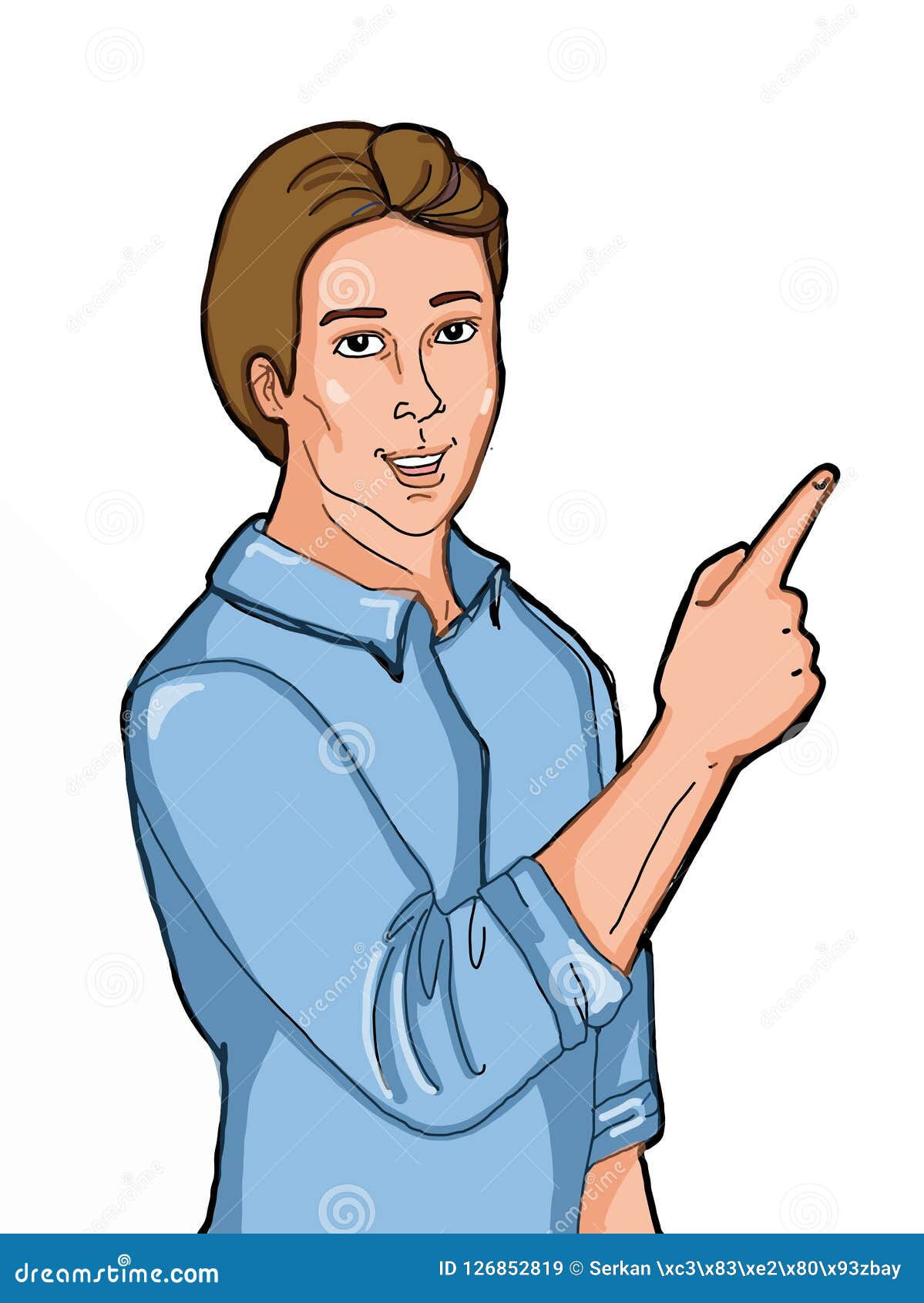 Wallpaper #k2eg8pIBSpphPi3-sXFs0 Cartoon Man Characters Illustration Pointing White Background Stock