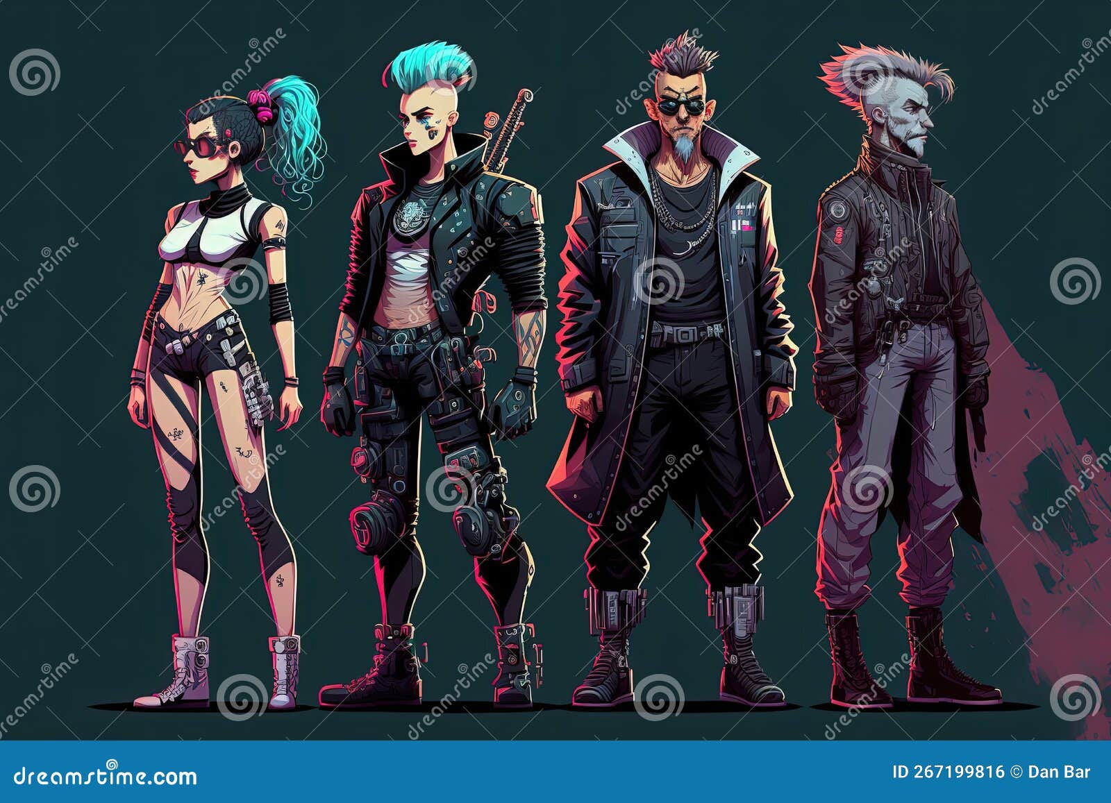 Wallpaper #fLyFO5MBMDFIMcjN7X9M114 Concept Art Cyberpunk Characters Avatar Character Illustrations