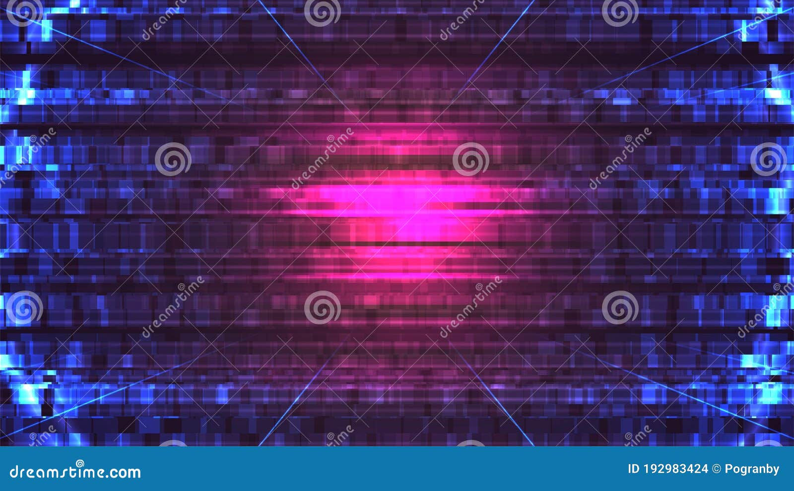 Wallpaper #3mdcE5MBSpphPi3-X_-p2 Cyberpunk Glitch Background Digital Signal Distortion Texture Blue