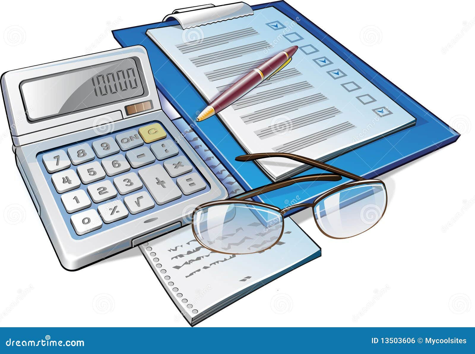 Wallpaper #XmepBpMBSpphPi3-QcIQ332 Calculator Pen and Papers Stock Illustration Illustration of