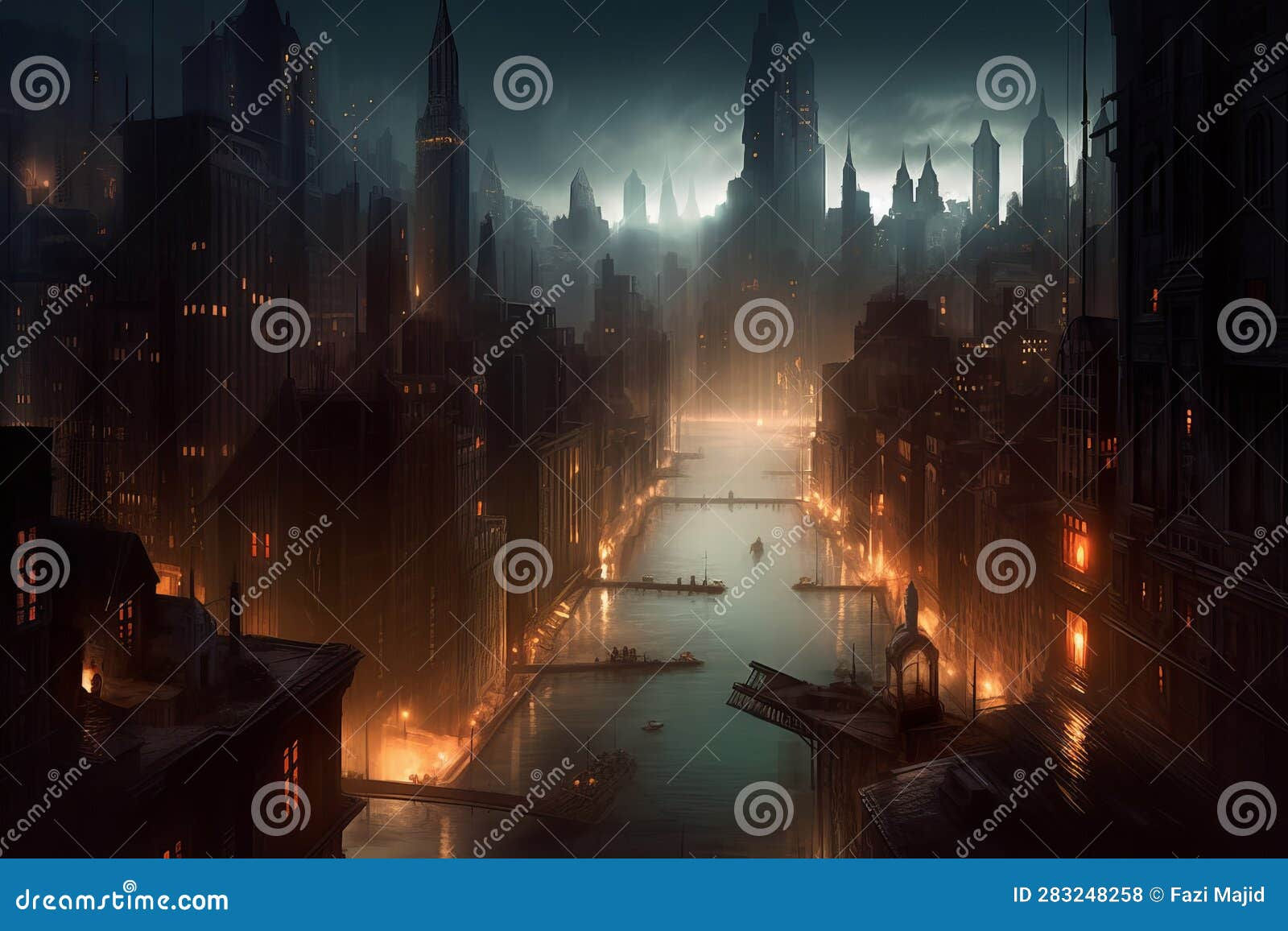 Wallpaper #A0J5PZMBOBpx0NhmQMUQ112 Gotham City Concept Art