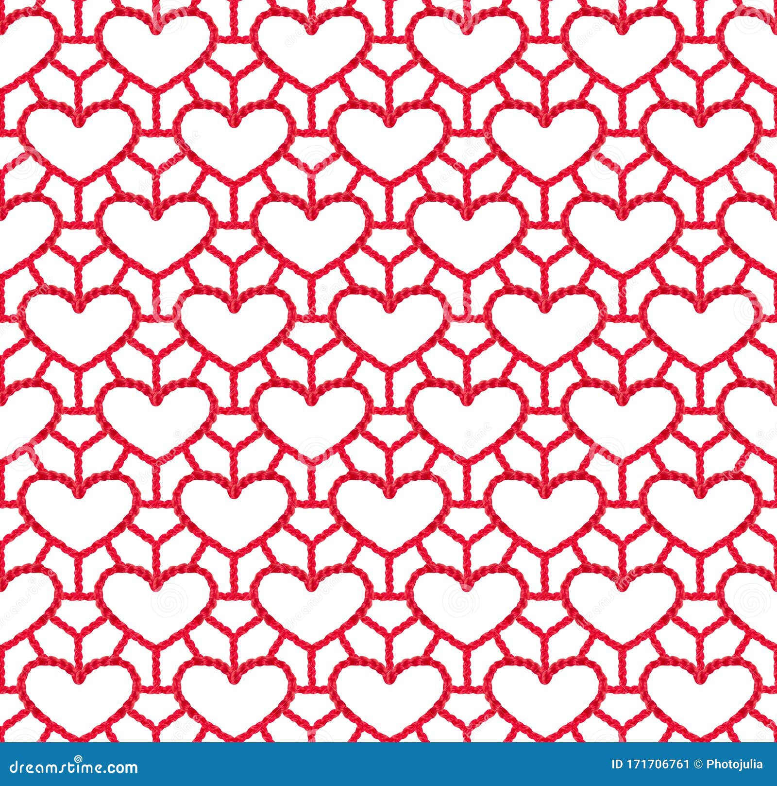 Wallpaper #HGdy7ZIBSpphPi3-_1jy310 Crochet Hearts Seamless Pattern the Canvas is Knitted with Red Yarn