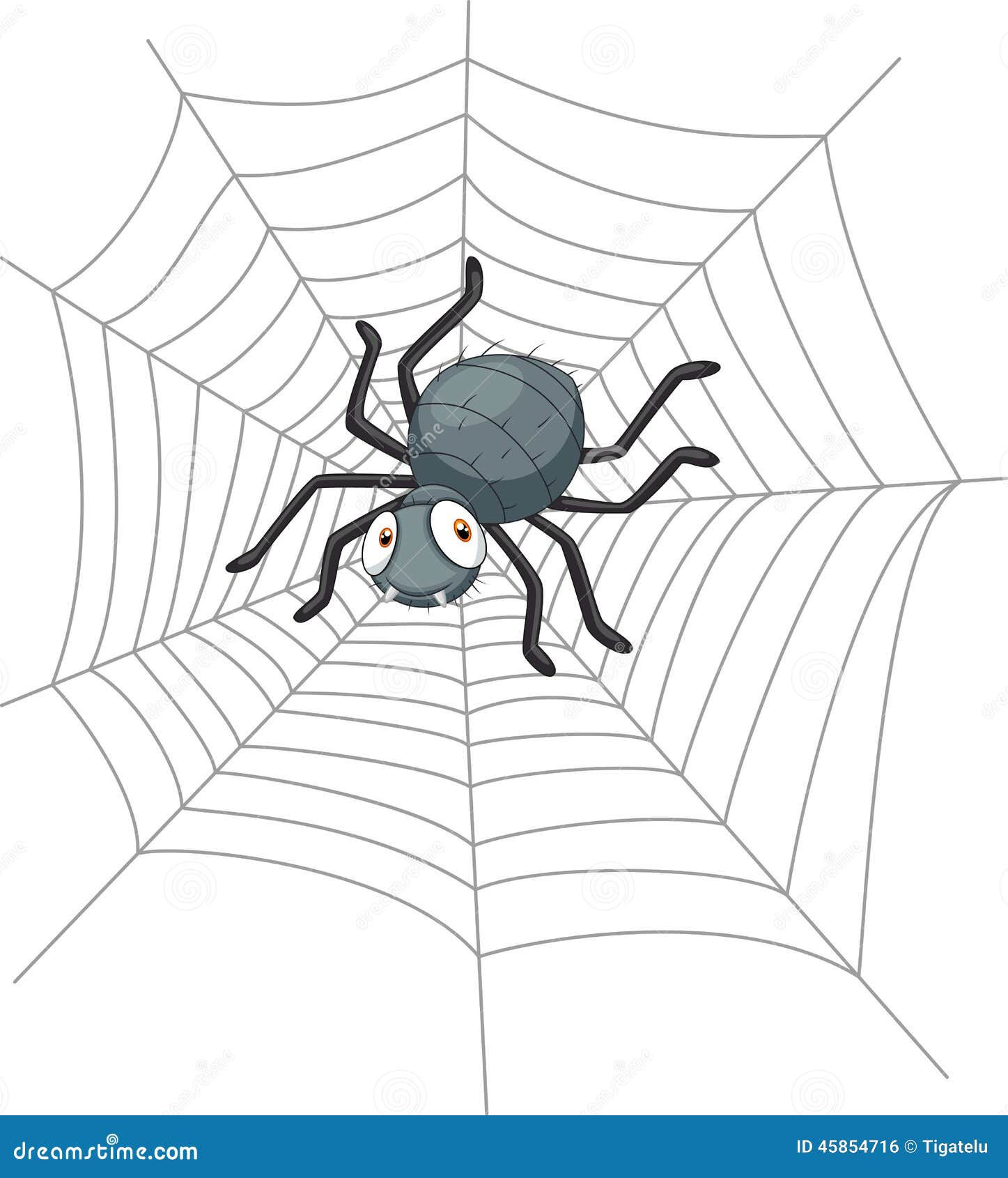 Wallpaper #46455 Brown Spider Cartoon Isolated Illustration Stock Vector Image Art Alamy