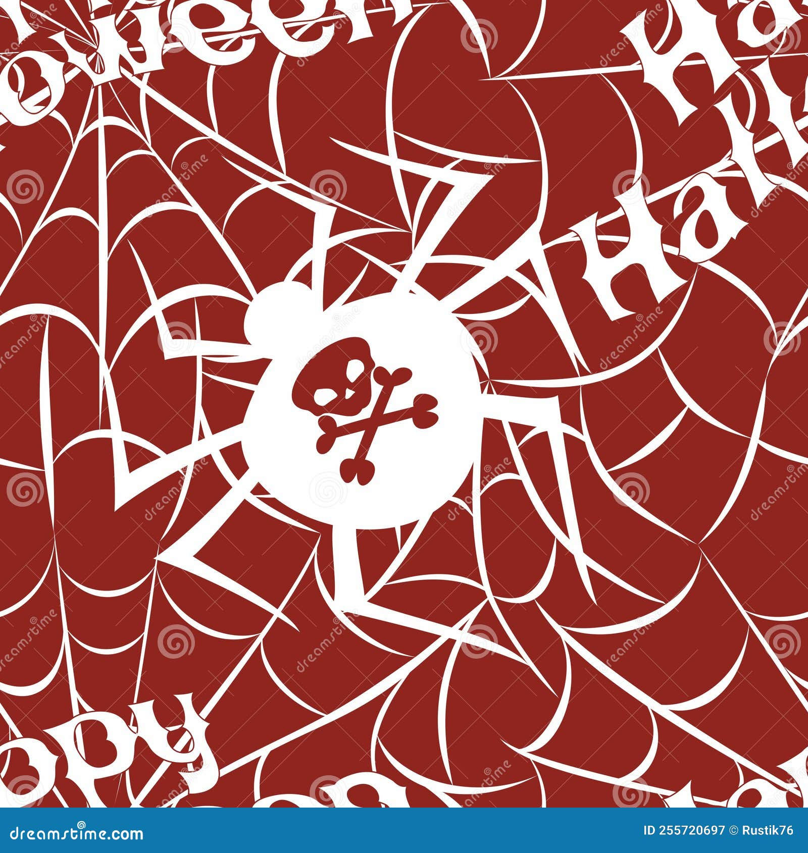 Wallpaper #tWgrGZMBSpphPi3-wxVR309 Seamless Pattern for Halloween Spiders Them Inscription Happy