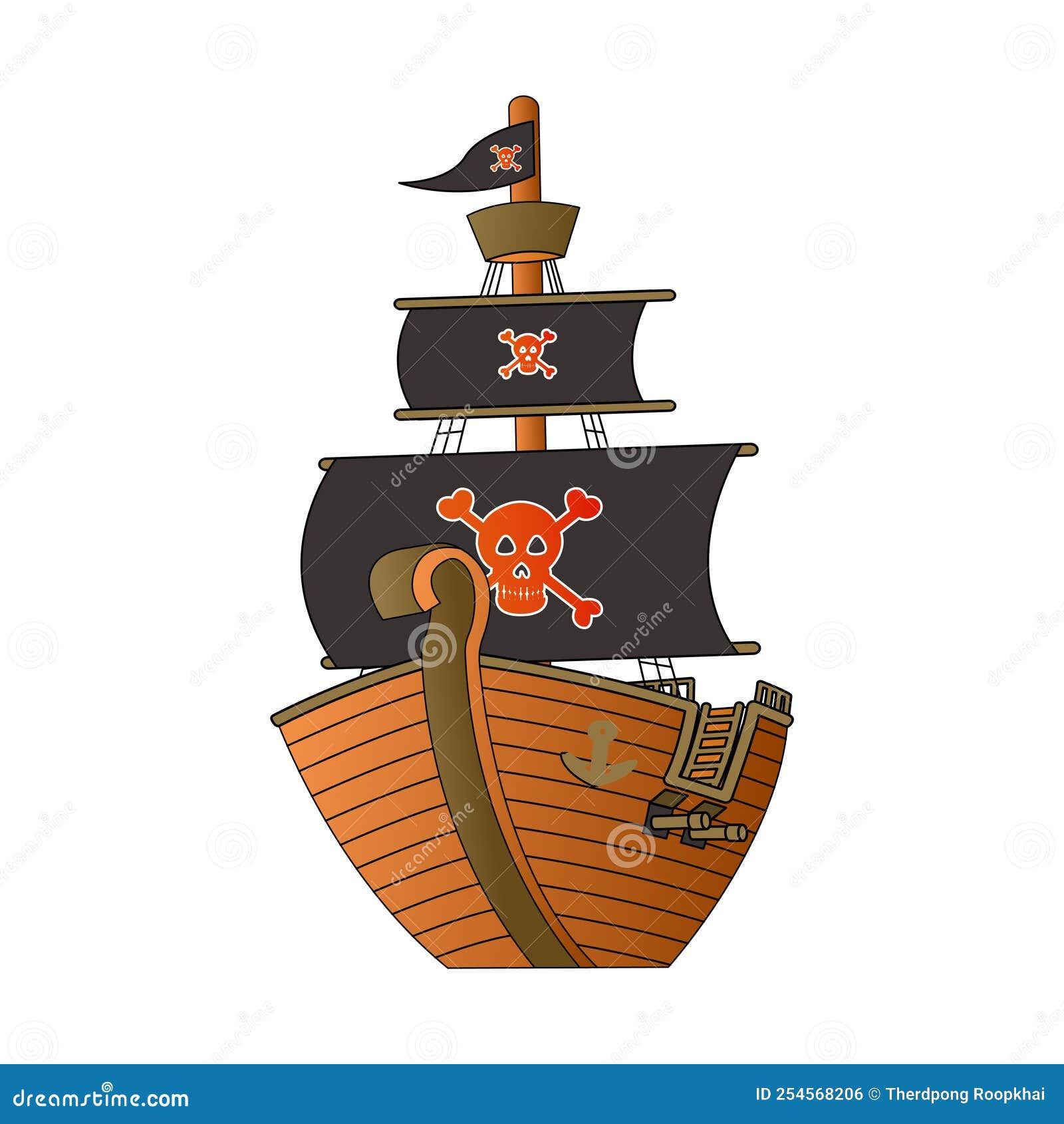 Wallpaper #0qerMpMBlSzal8H17tvu359 Cute of Pirates Ship on Cartoon Version Stock Vector Illustration of